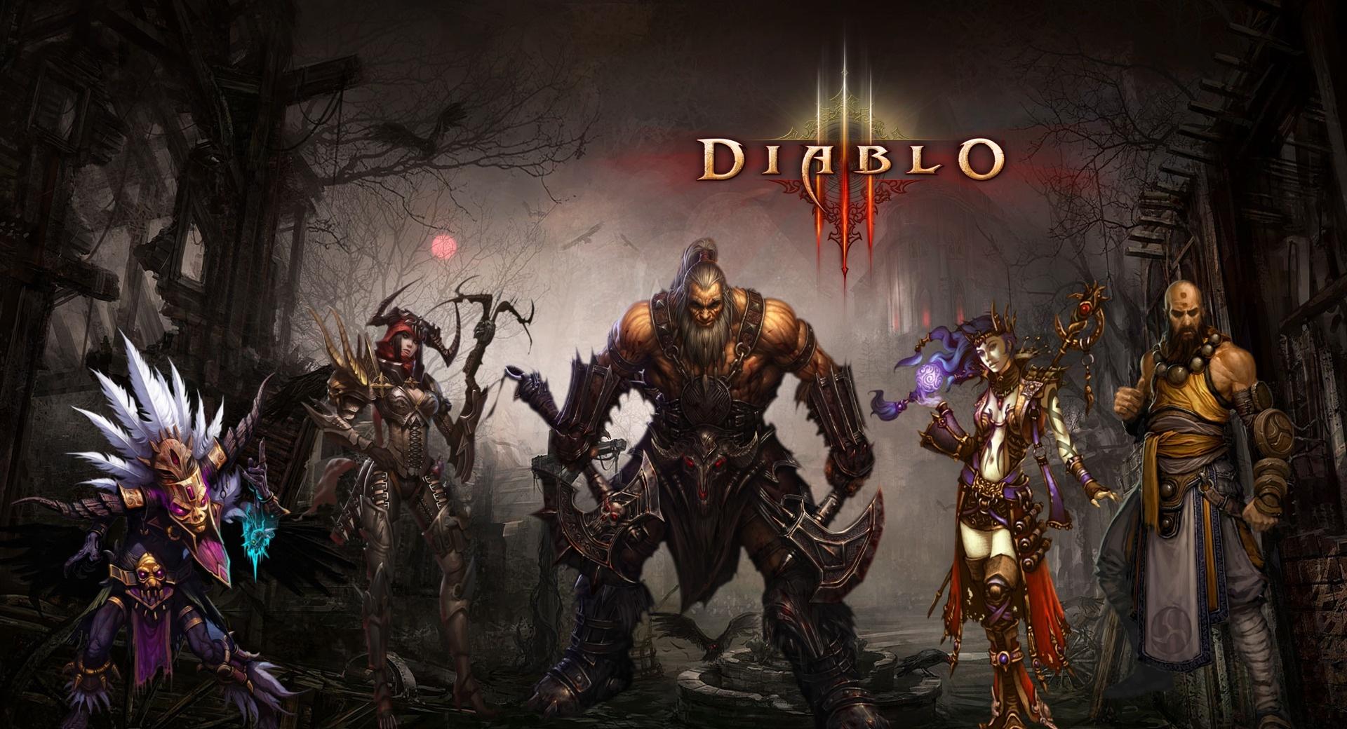 Diablo3 Single Screen at 750 x 1334 iPhone 6 size wallpapers HD quality