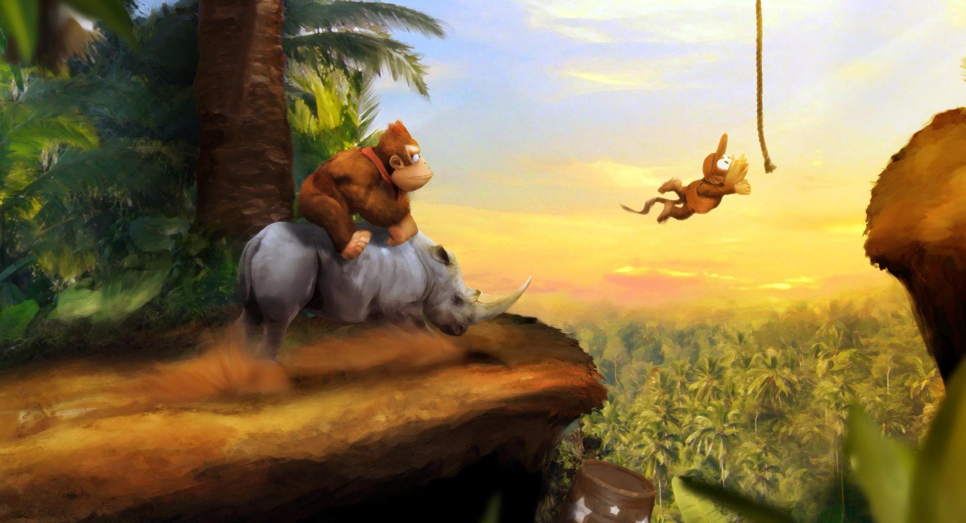 Donkey Kong Game at 1152 x 864 size wallpapers HD quality