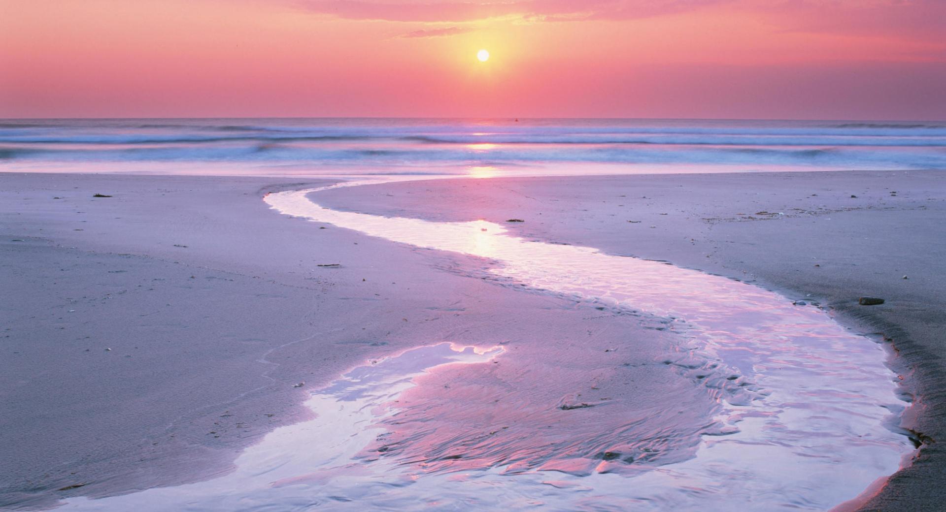 Estuary At Sunset at 750 x 1334 iPhone 6 size wallpapers HD quality