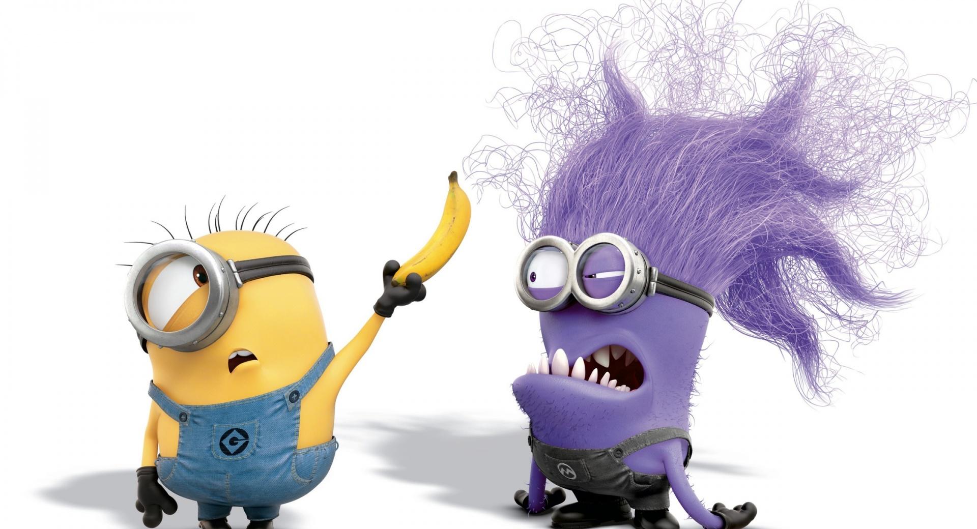 Evil Purple Minion at 1152 x 864 size wallpapers HD quality