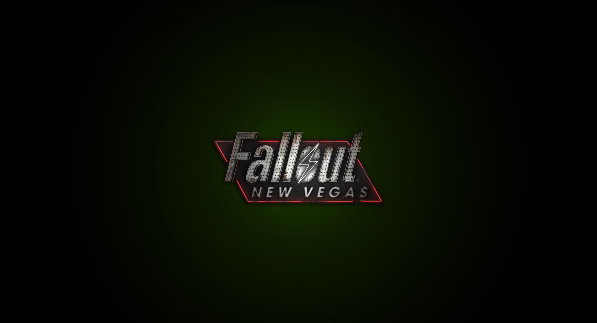 Fallout New Vegas, Logo Green at 320 x 480 iPhone size wallpapers HD quality