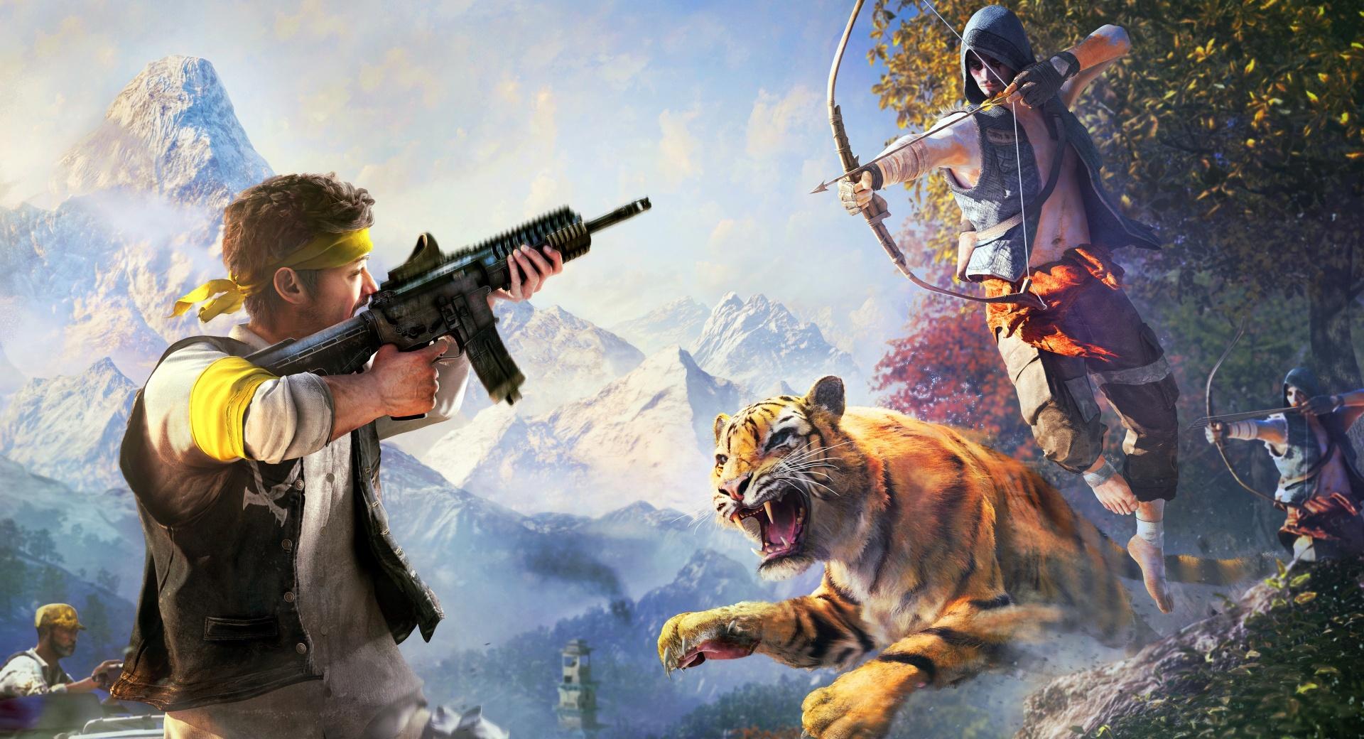 Far Cry 4 Weapons at 320 x 480 iPhone size wallpapers HD quality