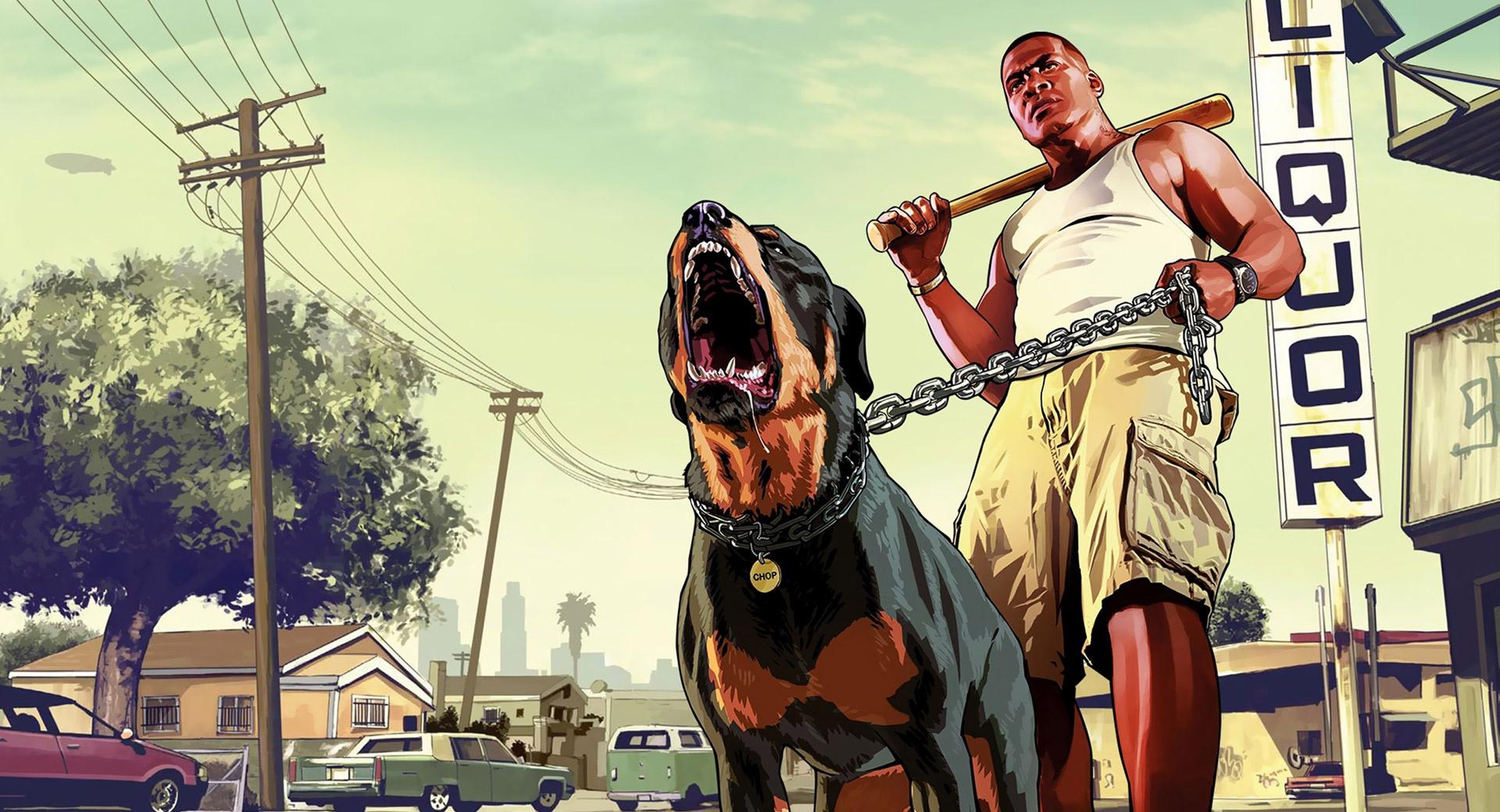 GTA V Franklin at 320 x 480 iPhone size wallpapers HD quality