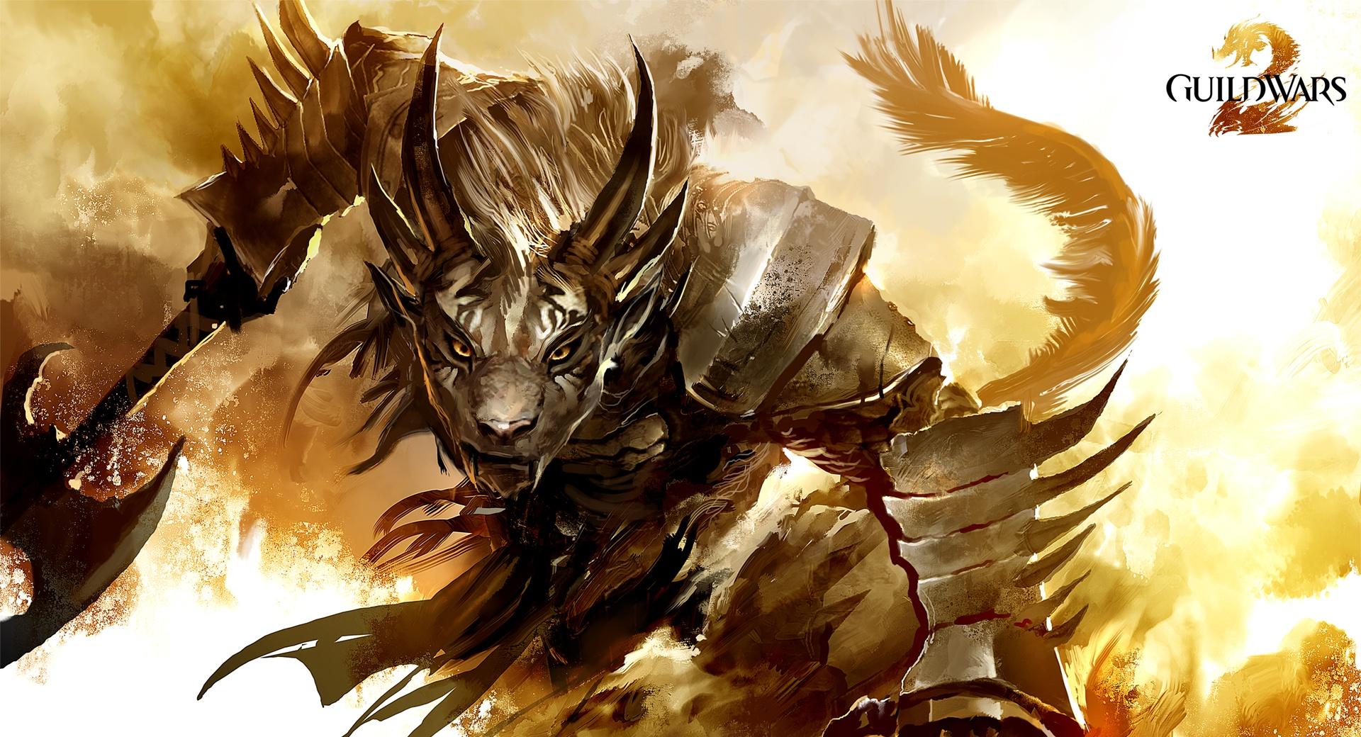 Guild Wars 2 Warrior at 750 x 1334 iPhone 6 size wallpapers HD quality