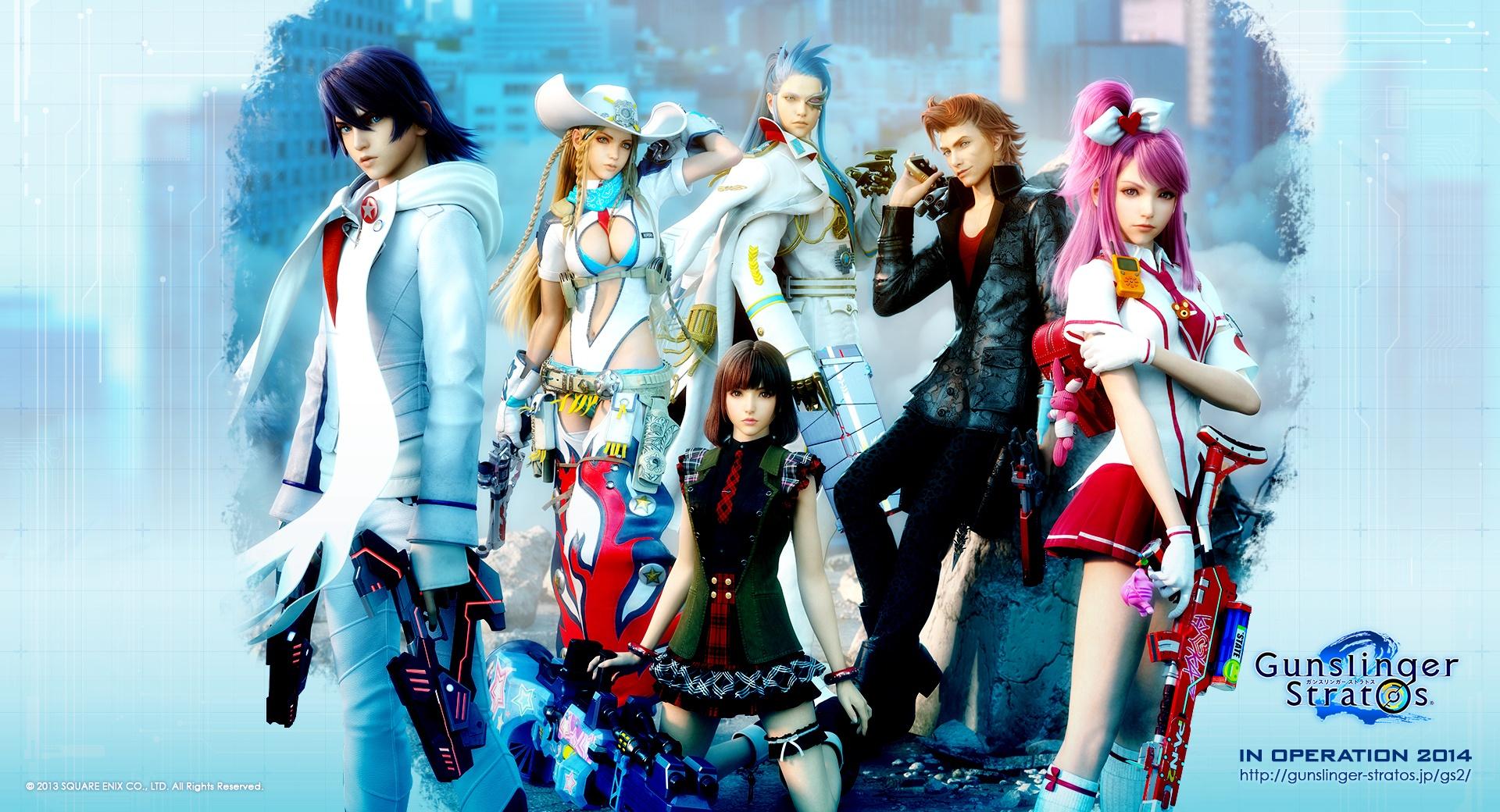 Gunslinger Stratos 2 at 1152 x 864 size wallpapers HD quality