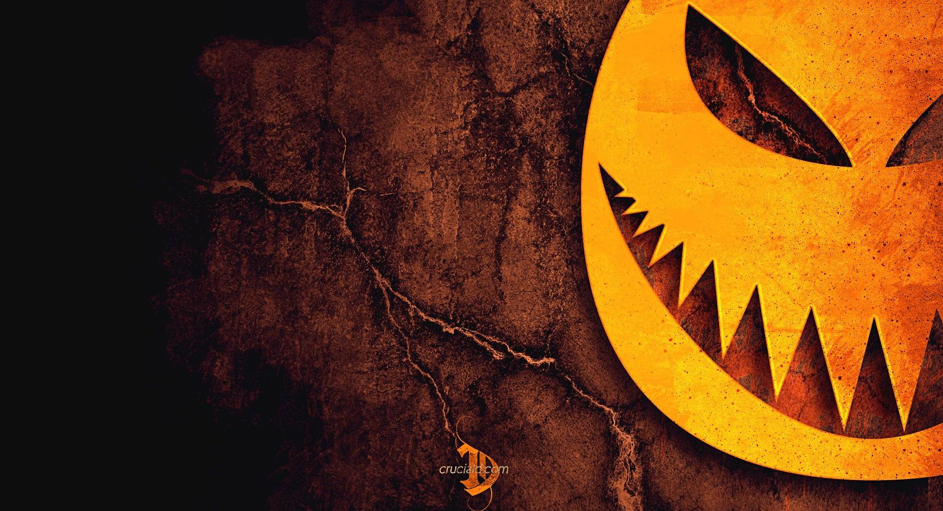 Halloween Pumpkin Autumn at 320 x 480 iPhone size wallpapers HD quality