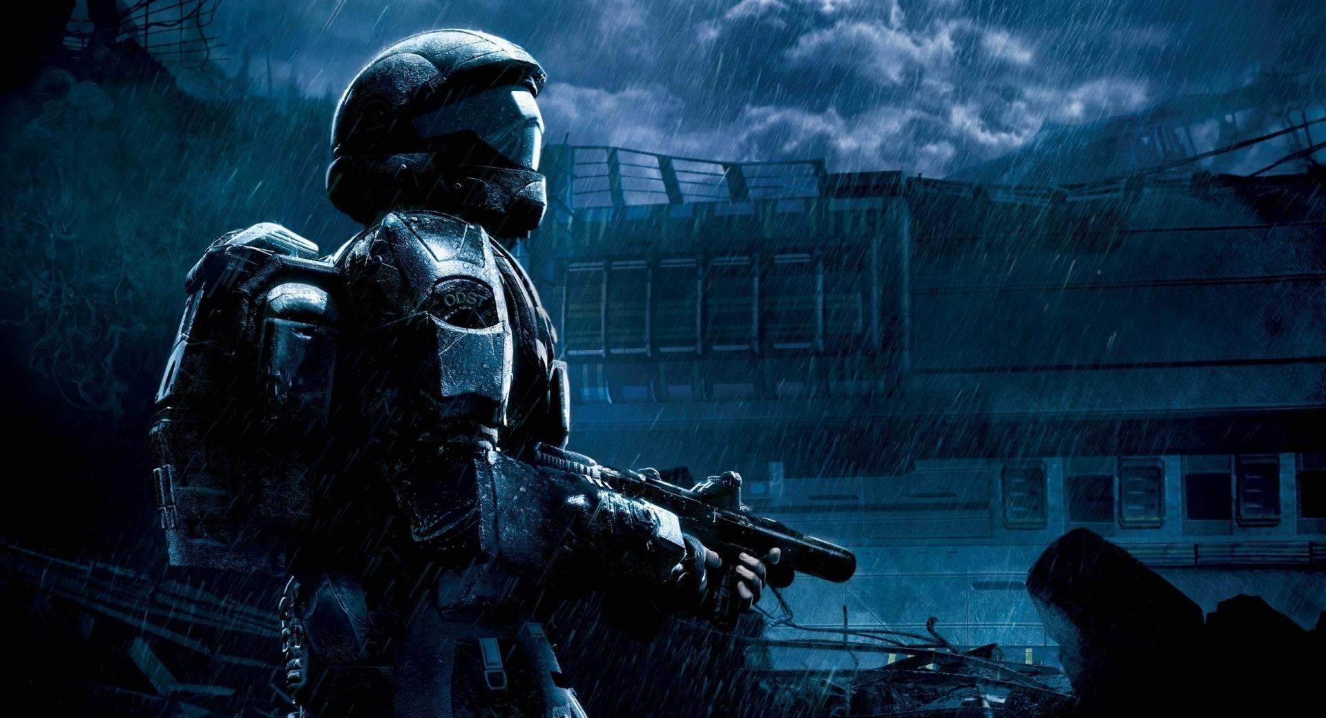 Halo 3 ODST Master Chief at 320 x 480 iPhone size wallpapers HD quality