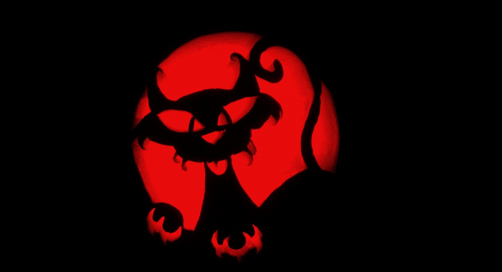 Happy Halloween (Cat Pumpkin Carving) at 1334 x 750 iPhone 7 size wallpapers HD quality