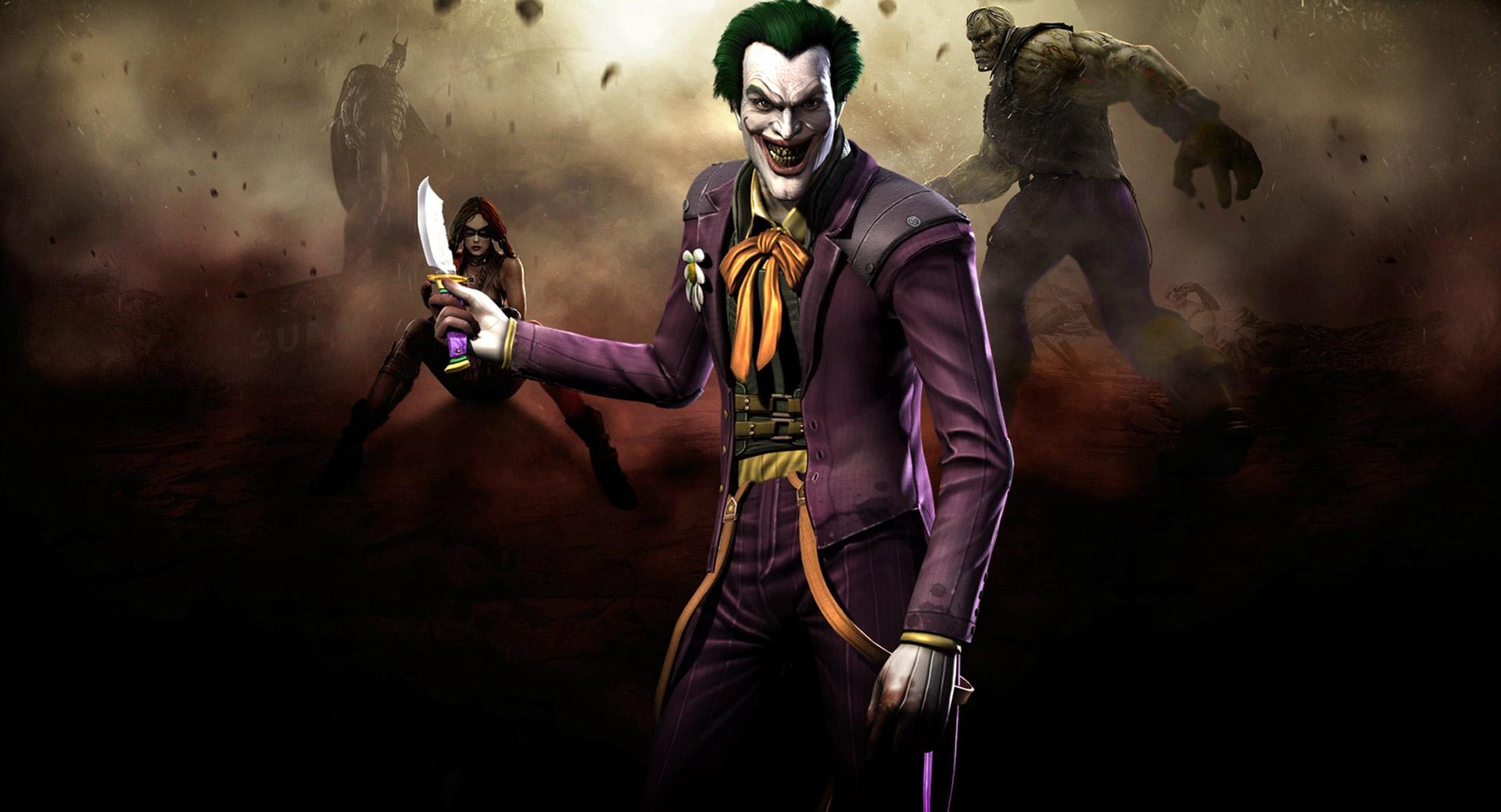 Injustice Gods Among Us - Joker at 640 x 1136 iPhone 5 size wallpapers HD quality