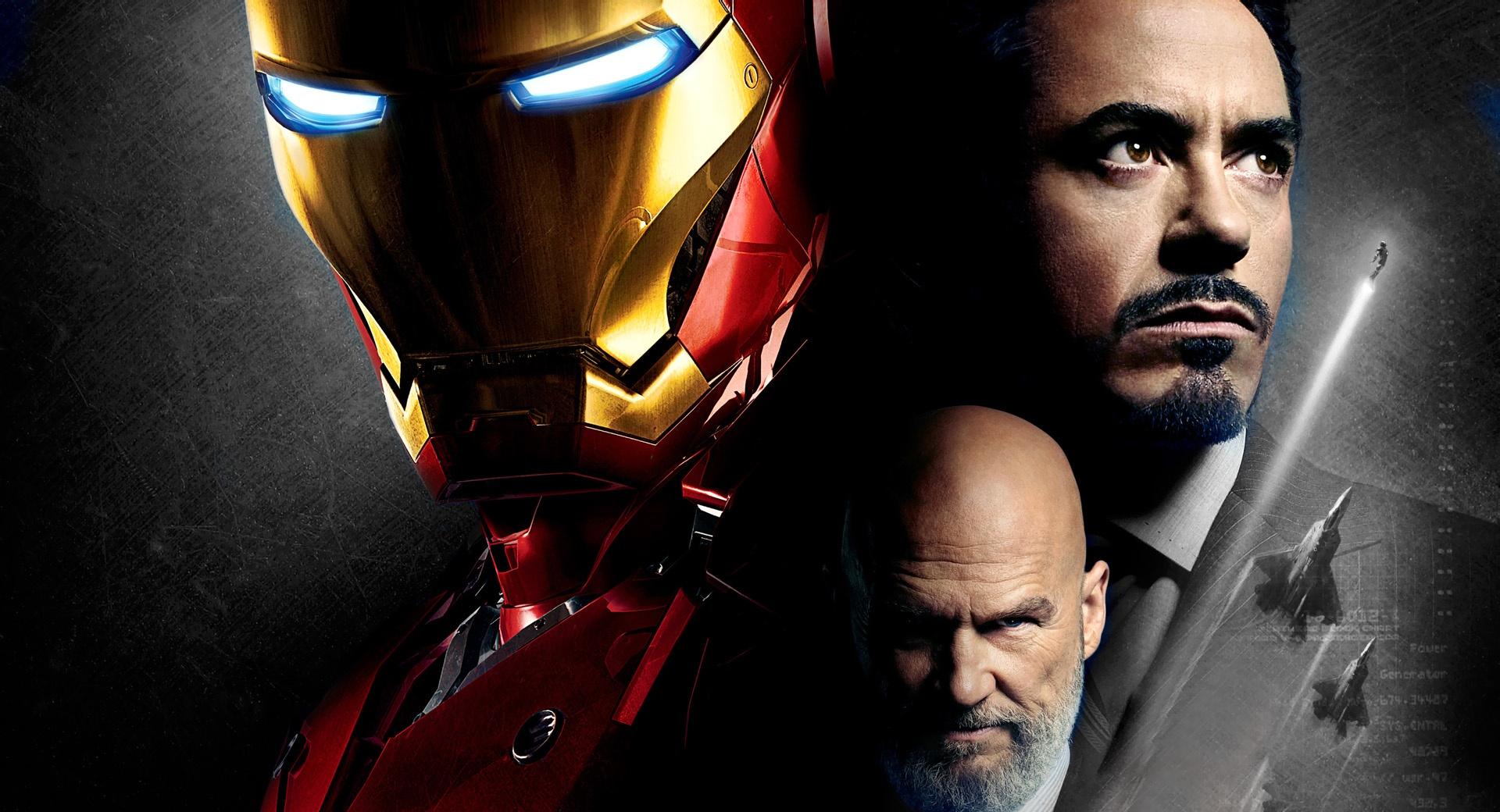 Iron Man and Obadiah Stane at 320 x 480 iPhone size wallpapers HD quality