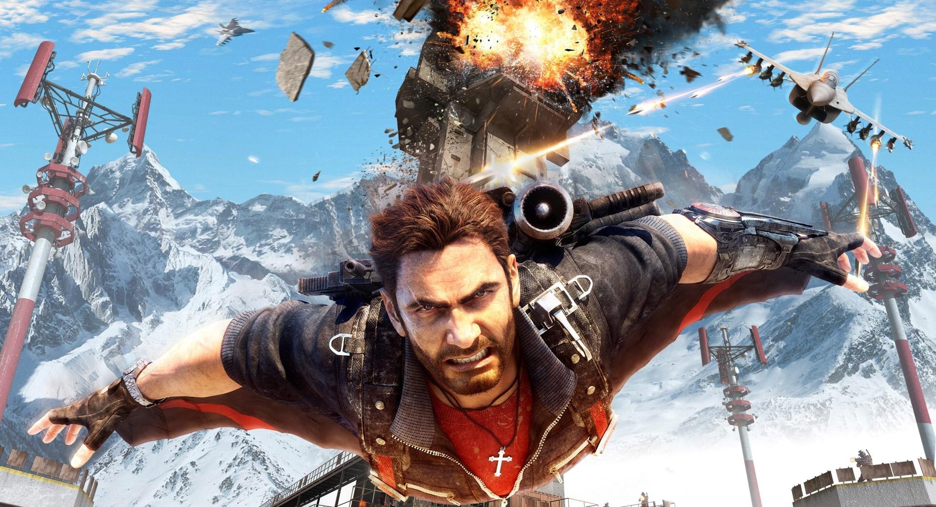 Just Cause 3 Gliding at 1024 x 1024 iPad size wallpapers HD quality