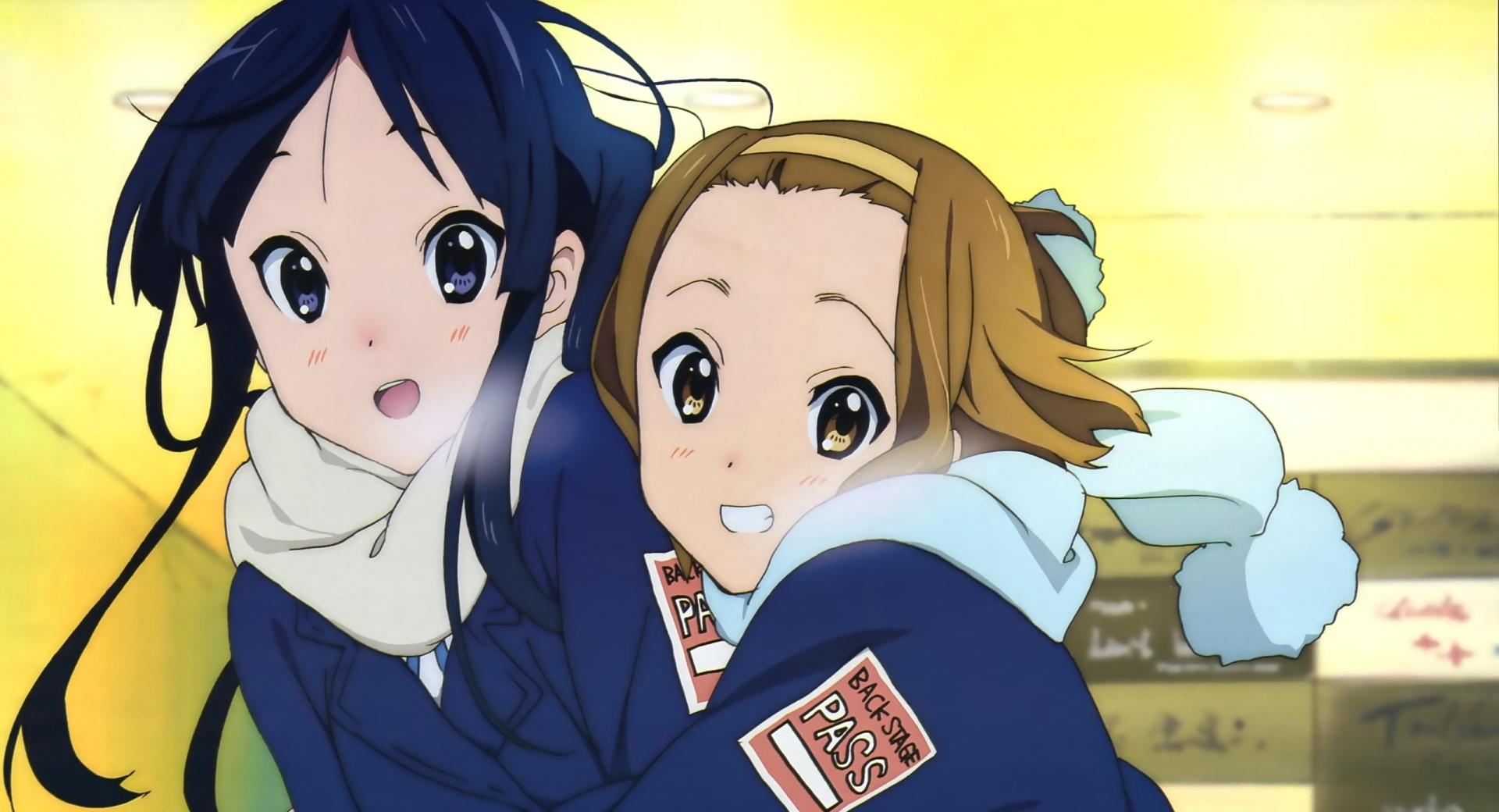 K ON! Mio And Yui at 1152 x 864 size wallpapers HD quality