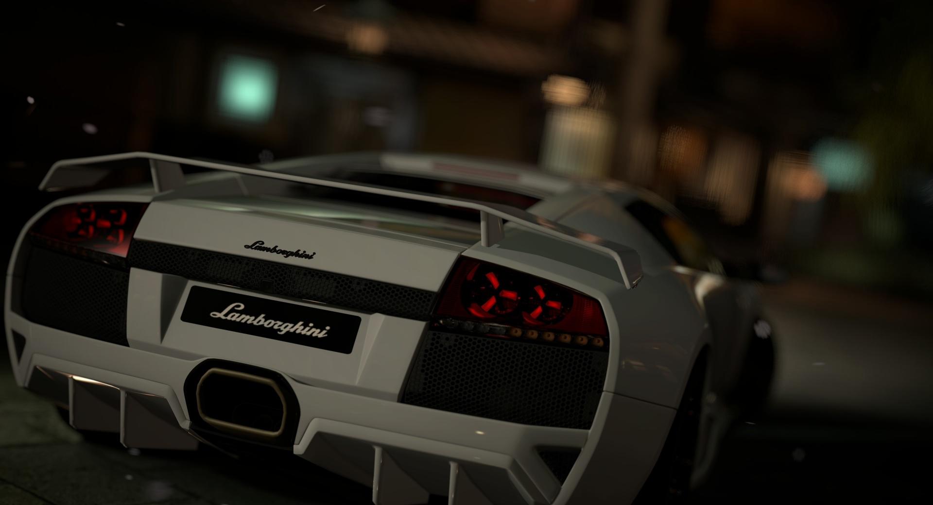 Lamborghini Murcilago Rear at 1600 x 1200 size wallpapers HD quality
