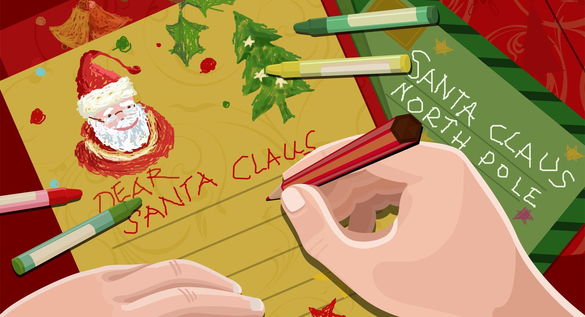 Letter For Santa Claus Christmas at 1280 x 960 size wallpapers HD quality