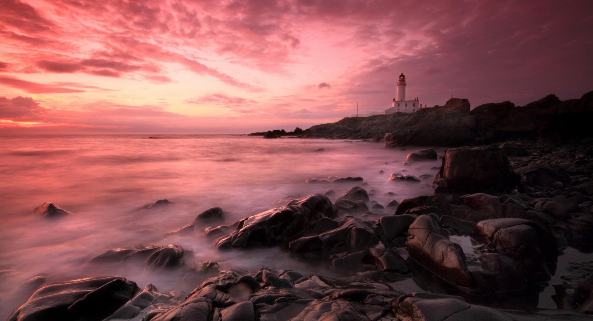 Lighthouse Sunset wallpapers HD quality