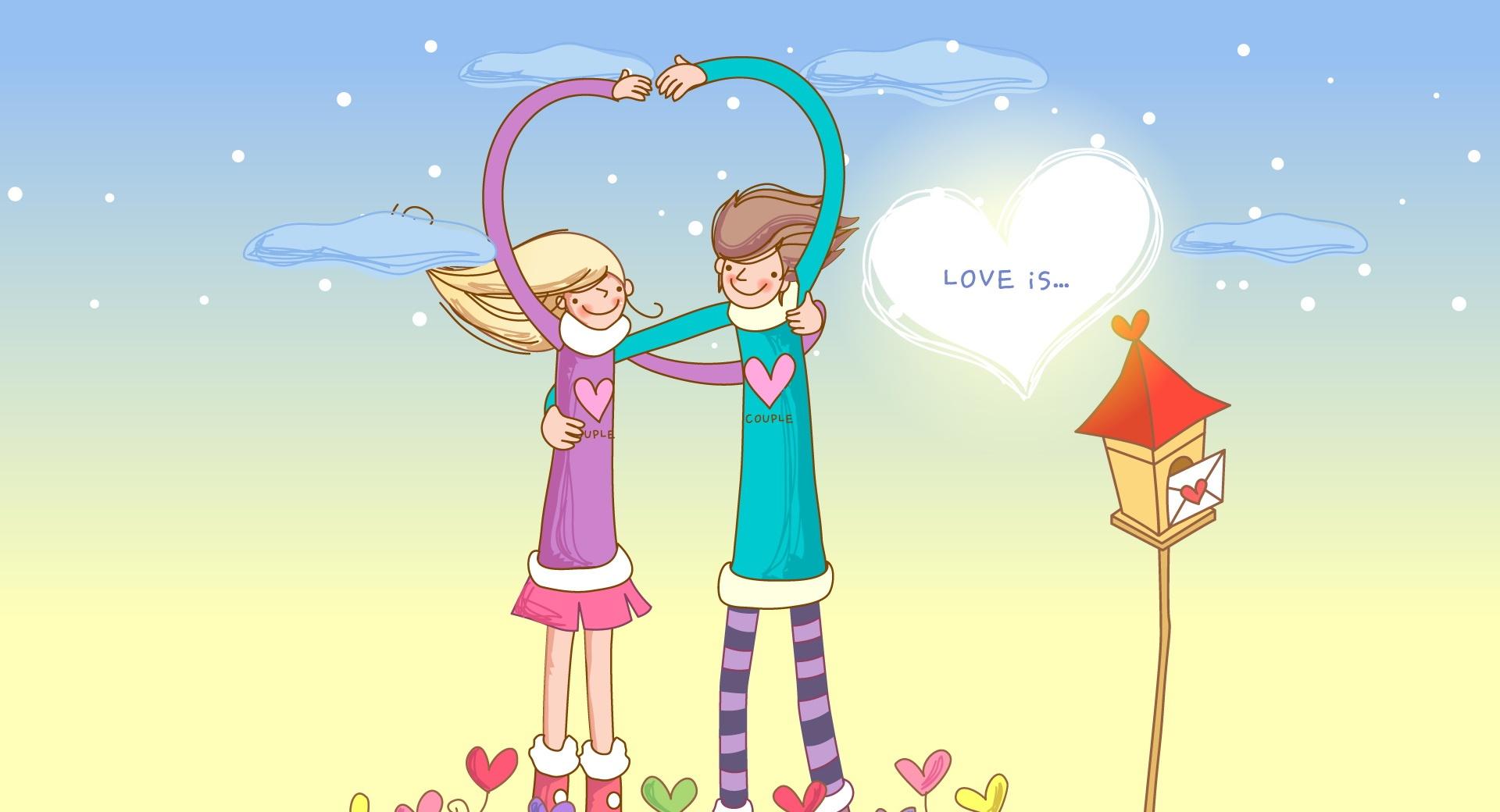 Love Is Happiness at 1152 x 864 size wallpapers HD quality