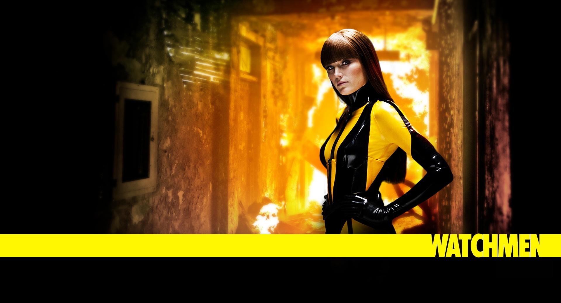 Malin Akerman As Silk Spectre In Watchmen at 640 x 1136 iPhone 5 size wallpapers HD quality