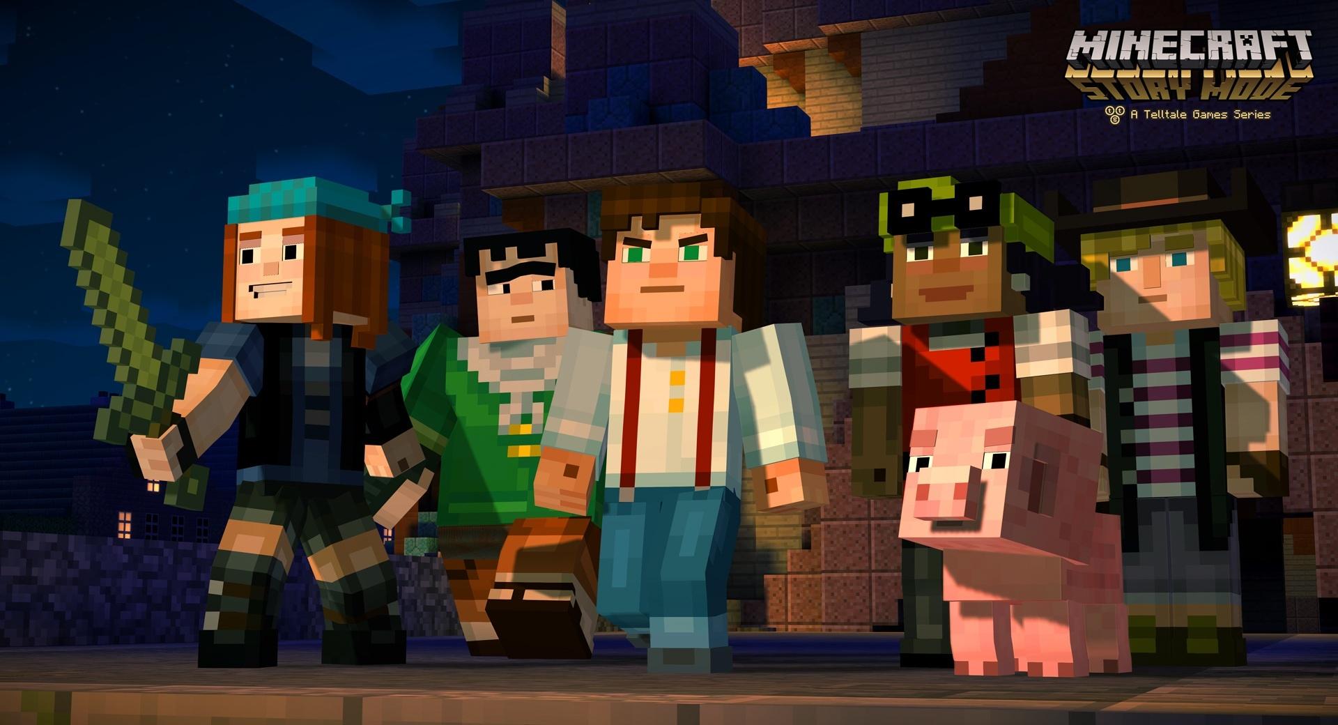 Minecraft Story Mode at 1600 x 1200 size wallpapers HD quality