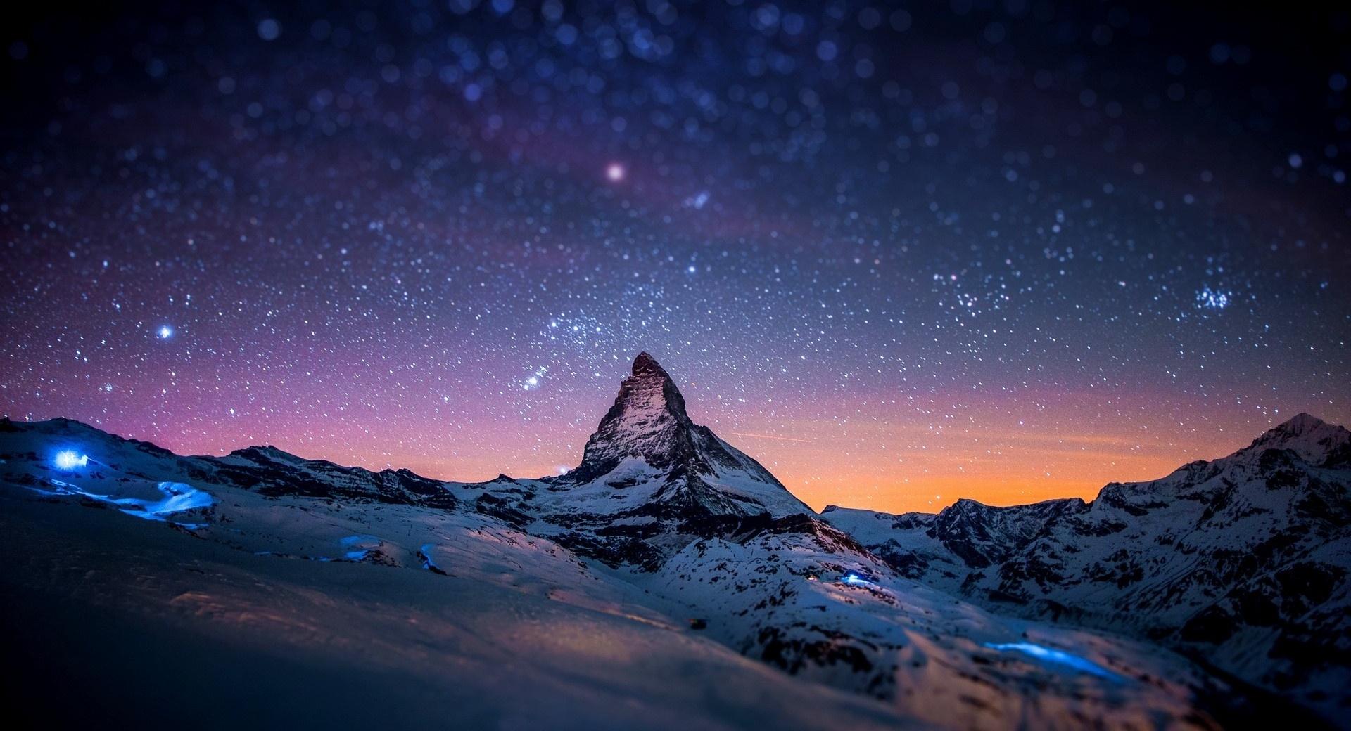 Mountain at Night wallpapers HD quality