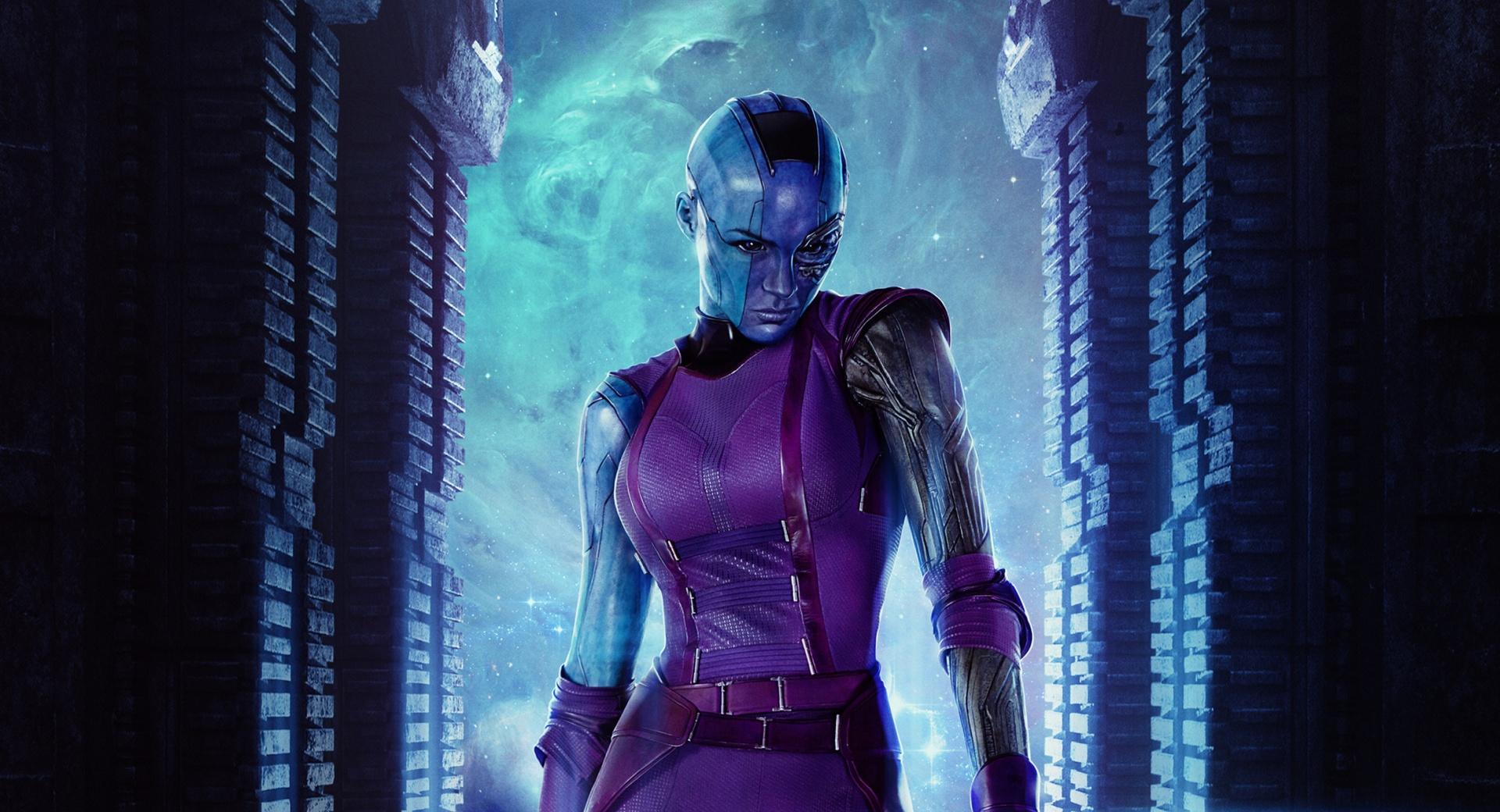 Nebula - Guardians Of The Galaxy 2014 Movie at 320 x 480 iPhone size wallpapers HD quality