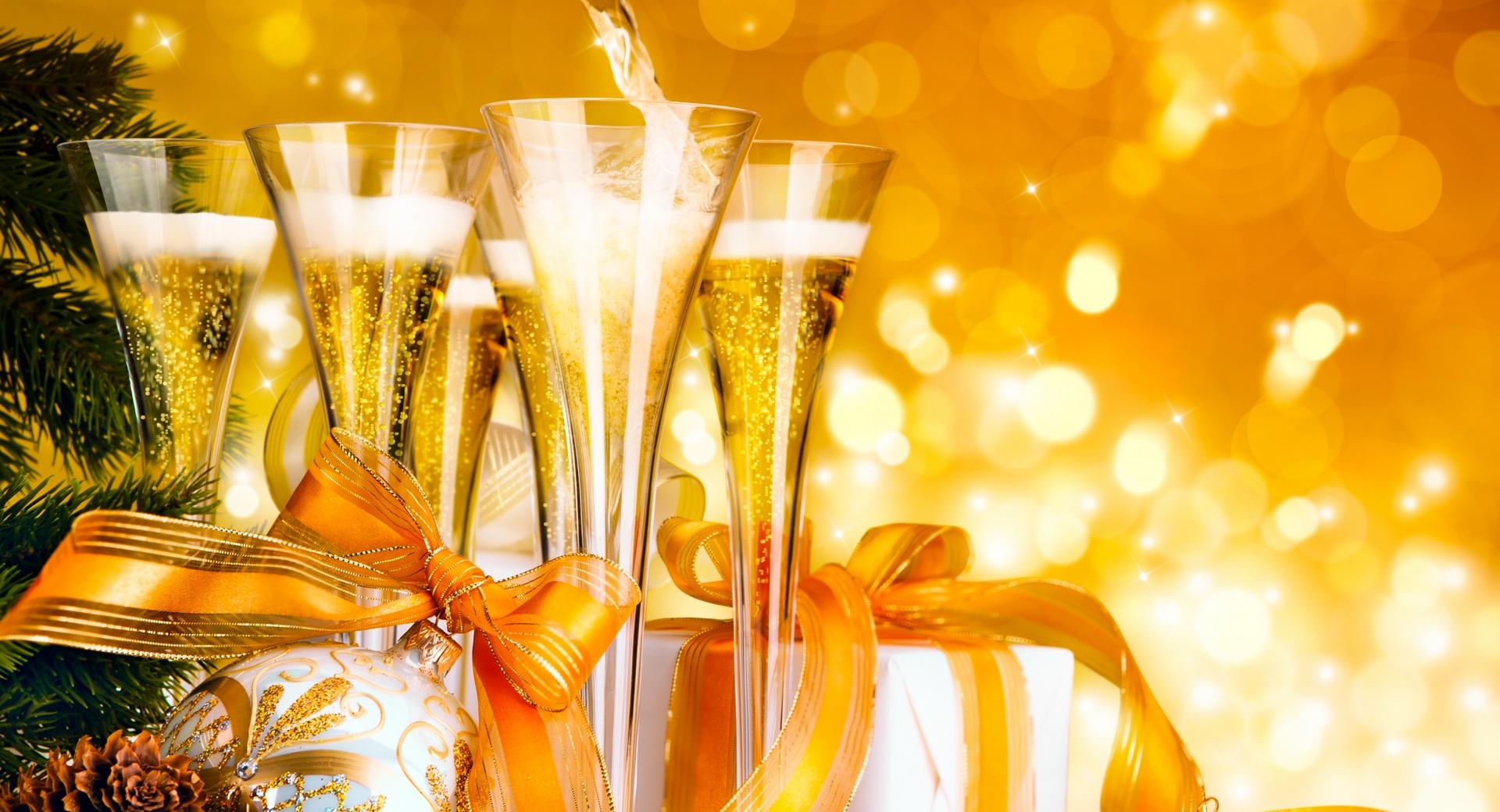 New Year Champagne wallpapers HD quality