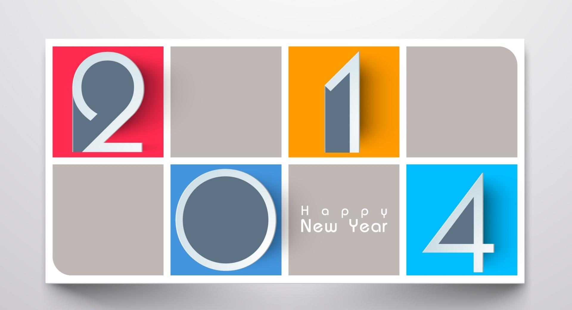 New Year Wishes 2014 at 640 x 1136 iPhone 5 size wallpapers HD quality