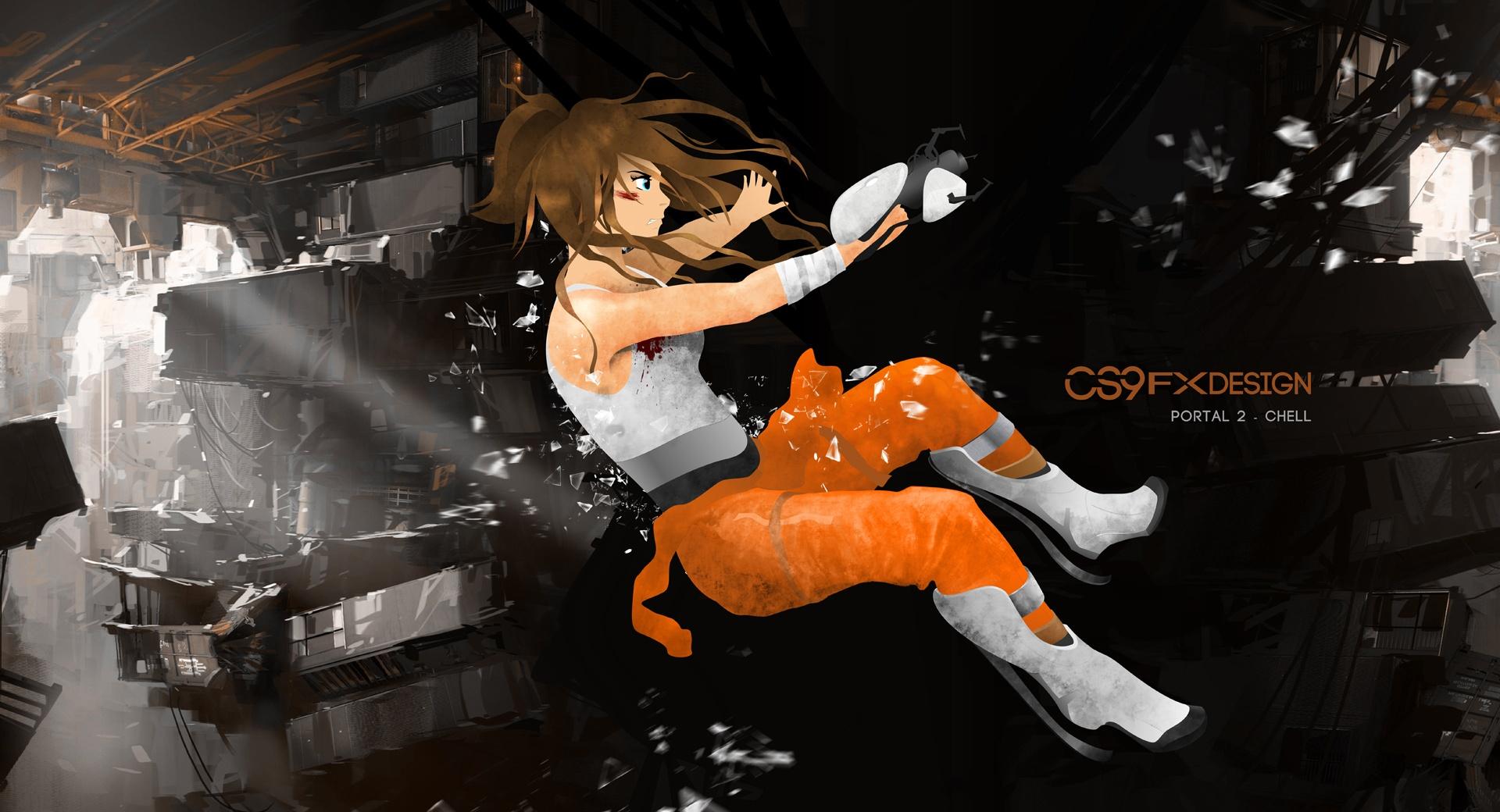 Portal 2 Chell Concept CS9 Fx Design at 1280 x 960 size wallpapers HD quality