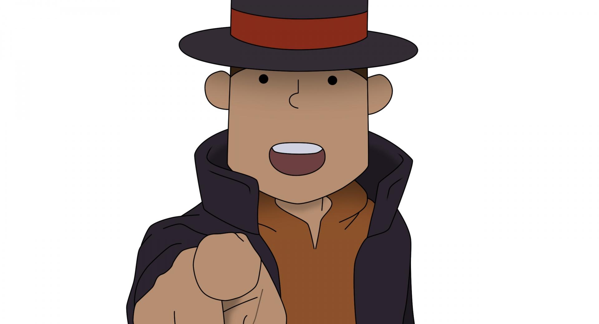 Professor Layton And The Curious Village at 320 x 480 iPhone size wallpapers HD quality