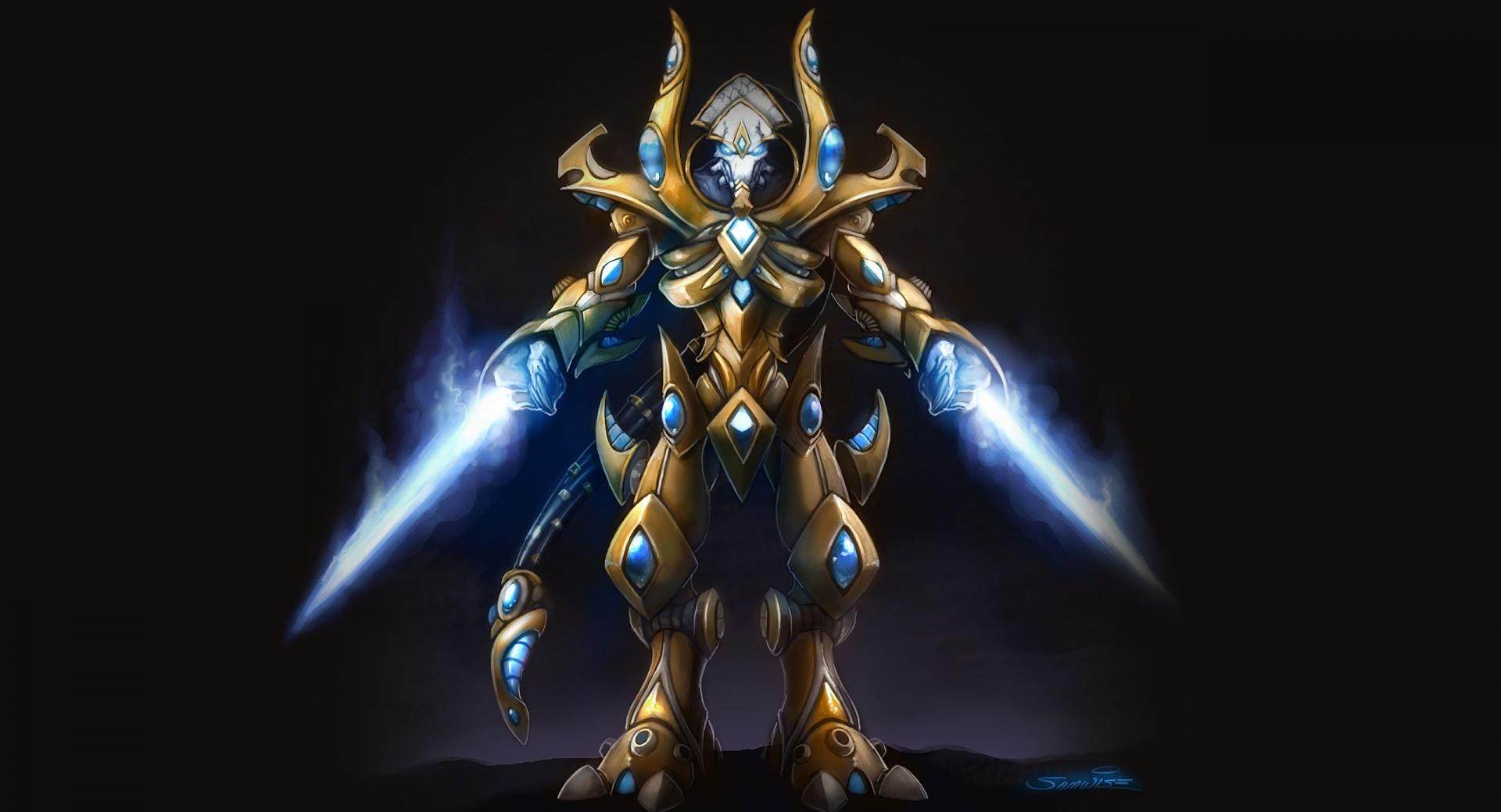Protoss Zealot, Starcraft 2 at 750 x 1334 iPhone 6 size wallpapers HD quality