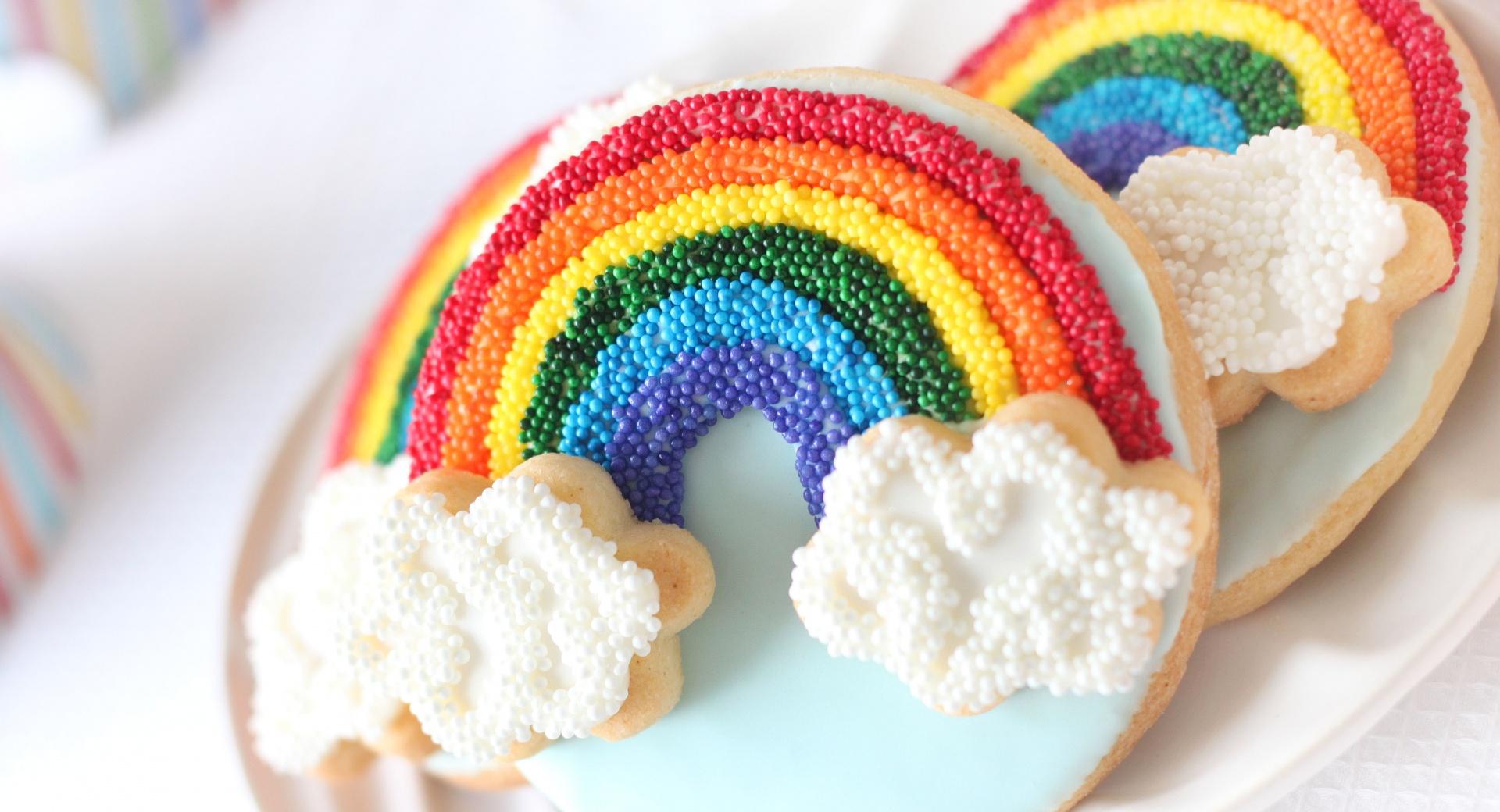 Rainbow Cookies at 1024 x 768 size wallpapers HD quality