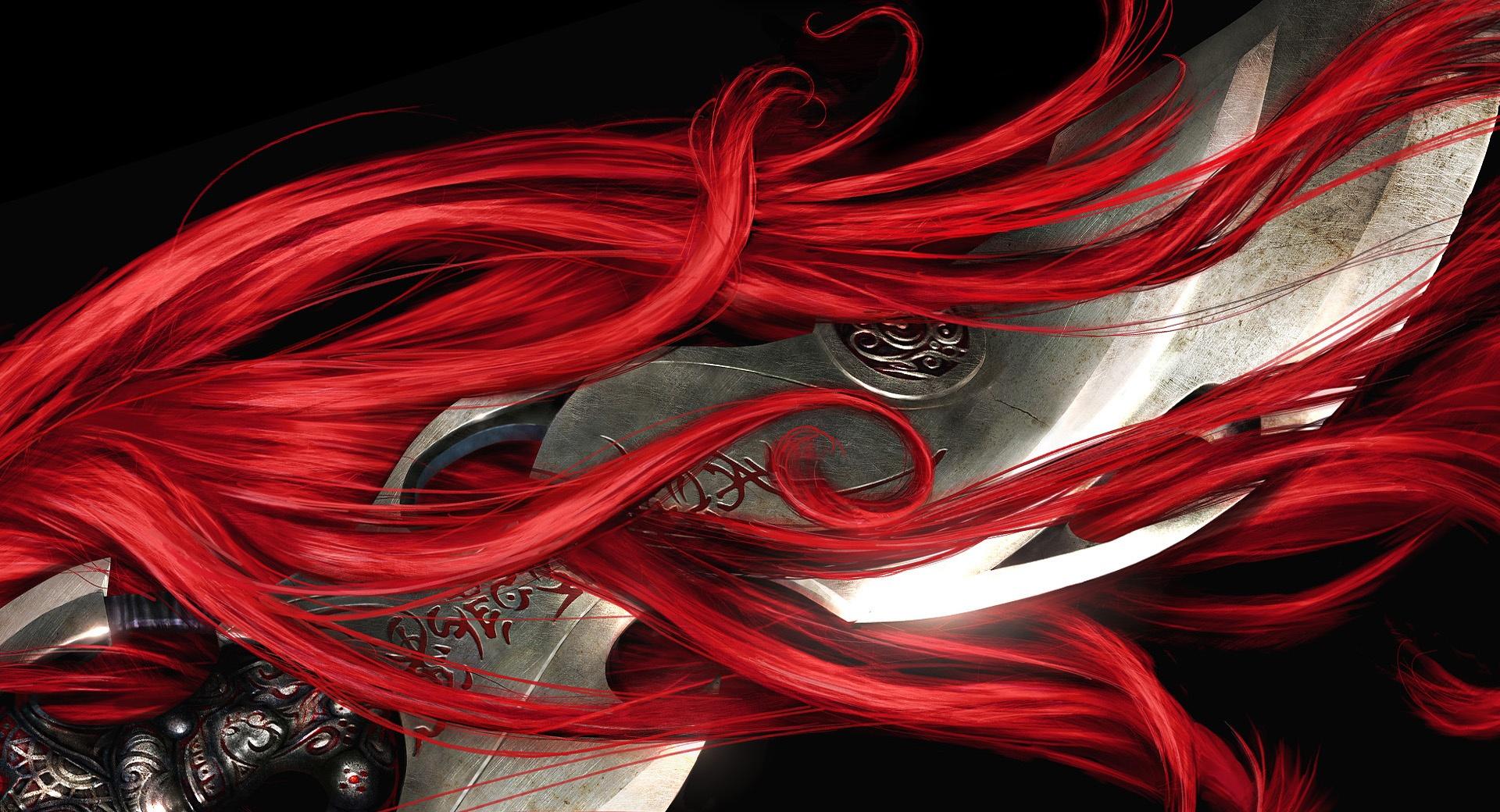 Red Hair - Heavenly Sword at 1334 x 750 iPhone 7 size wallpapers HD quality