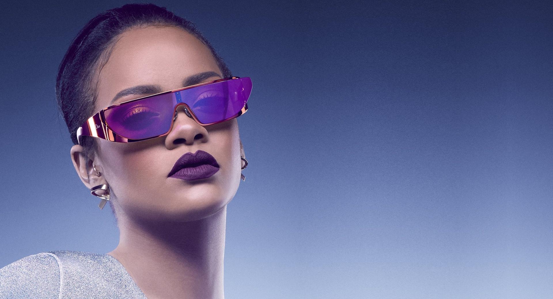 Rihanna Dior Sunglasses at 2048 x 2048 iPad size wallpapers HD quality