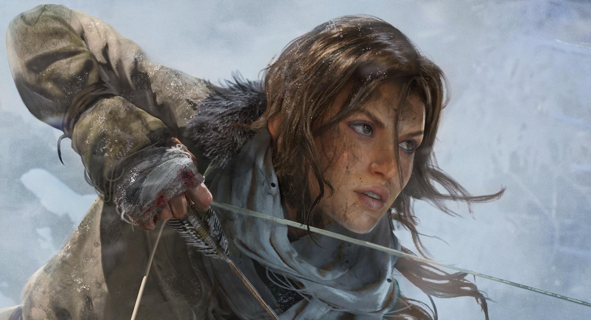 Rise of the Tomb Raider Lara Croft at 320 x 480 iPhone size wallpapers HD quality