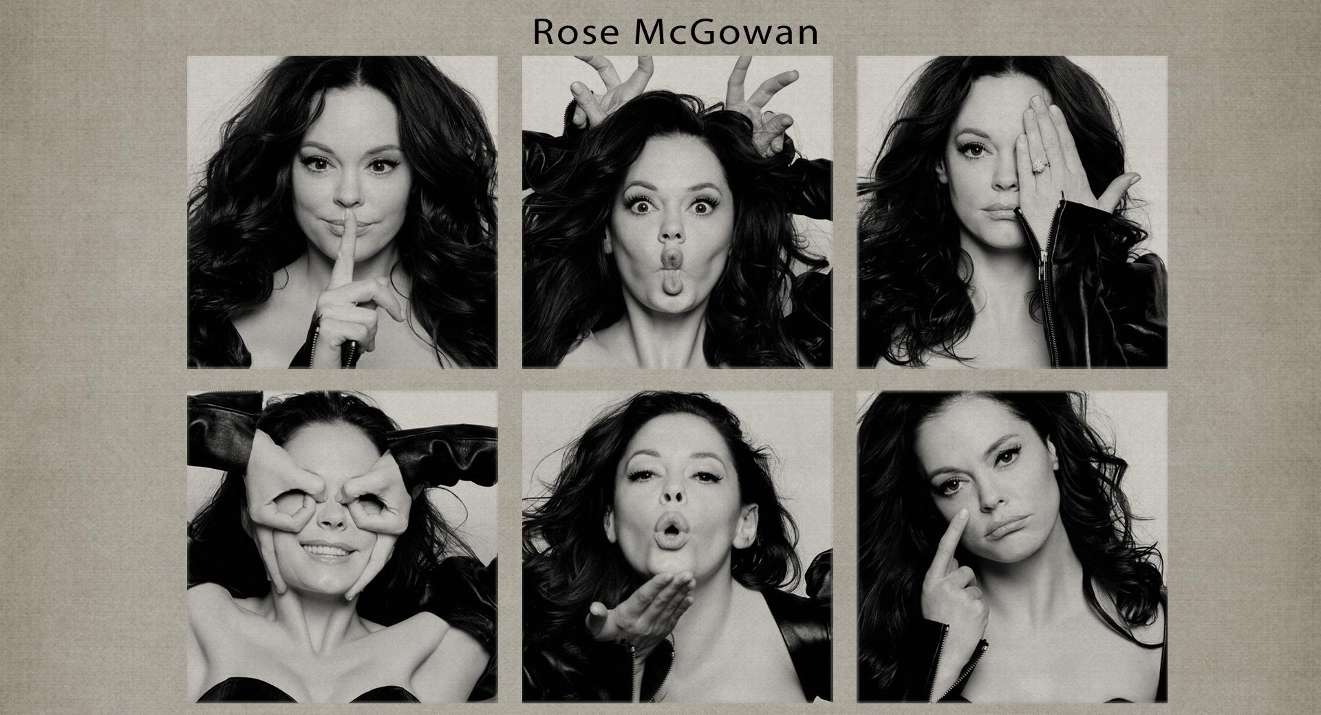 Rose McGowan Funny at 1024 x 1024 iPad size wallpapers HD quality