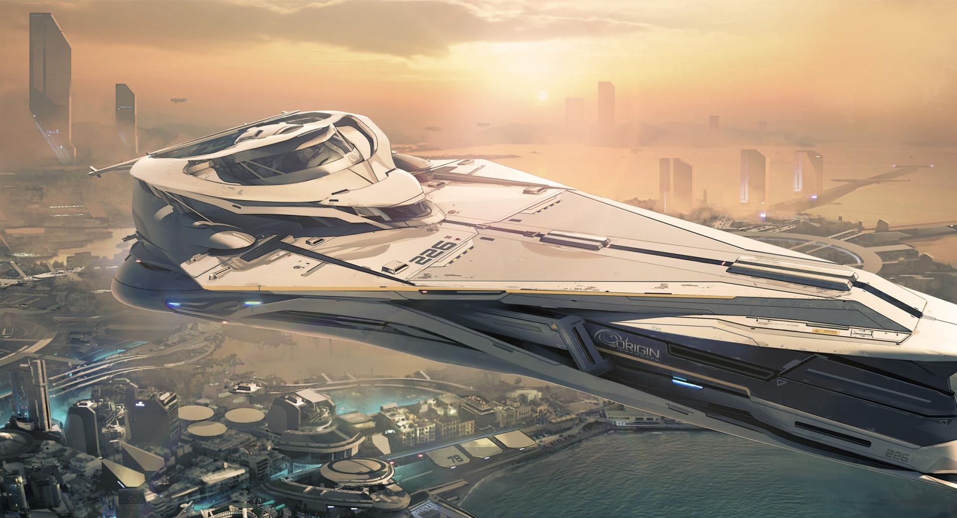 Star Citizen Spaceship at 1152 x 864 size wallpapers HD quality