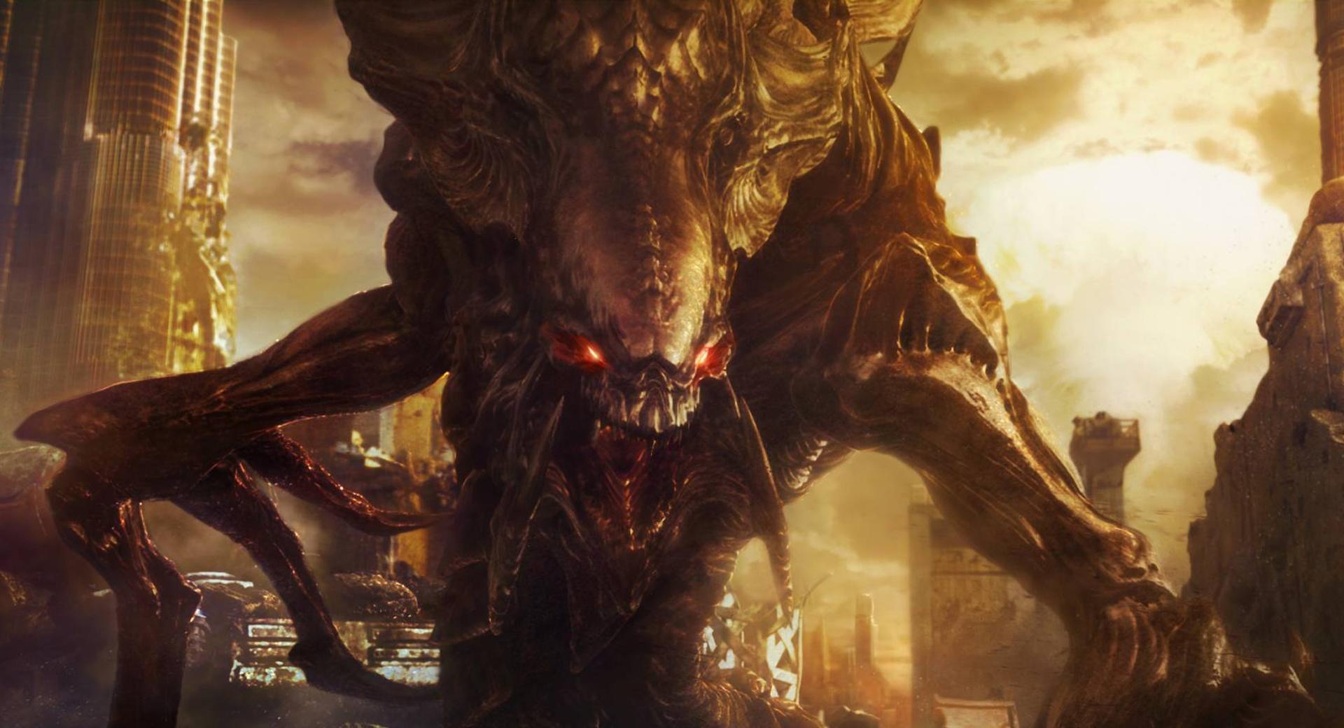 Starcraft 2 Artwork at 320 x 480 iPhone size wallpapers HD quality