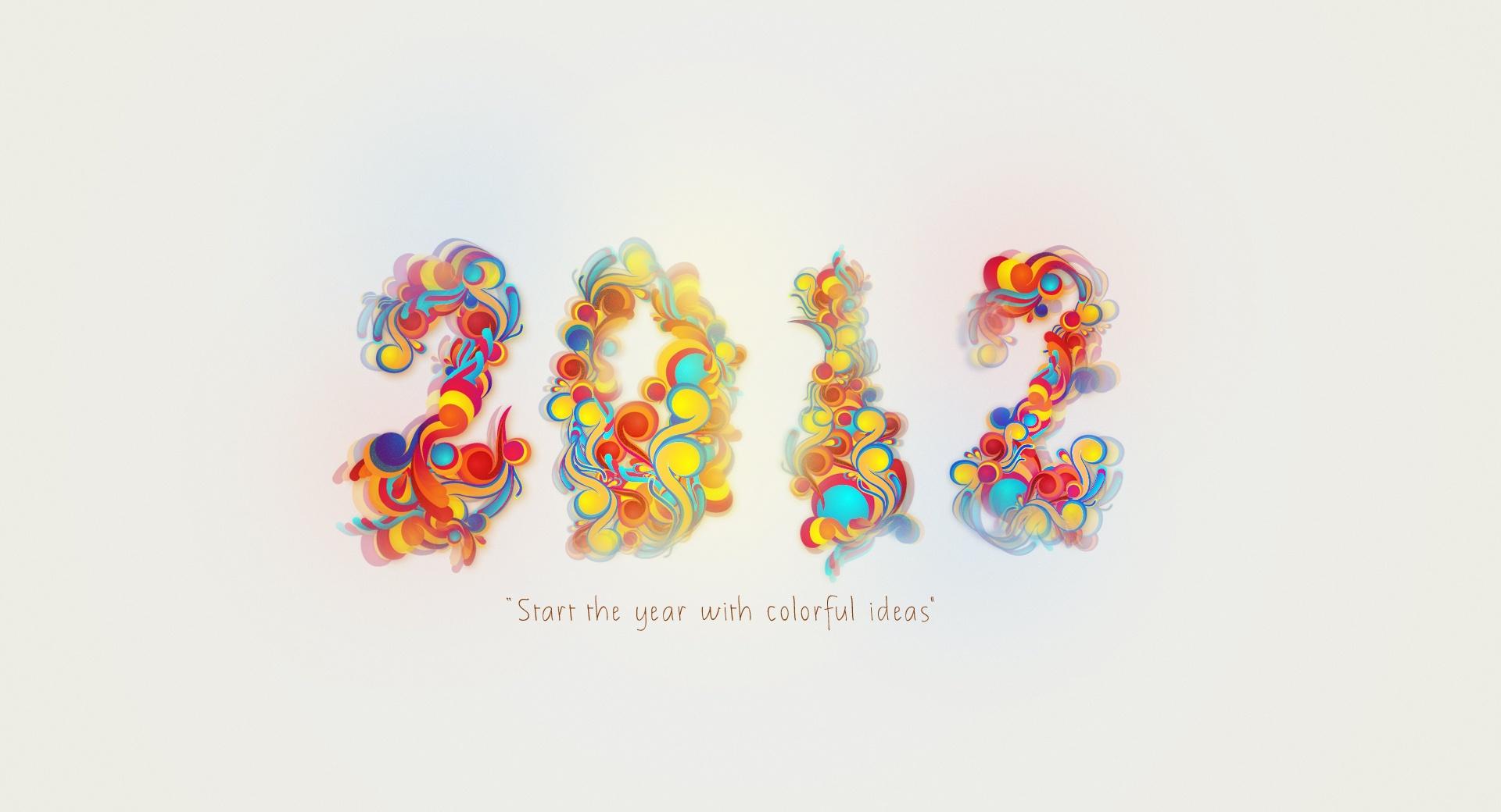 Start The New Year With Colorful Ideas at 1600 x 1200 size wallpapers HD quality