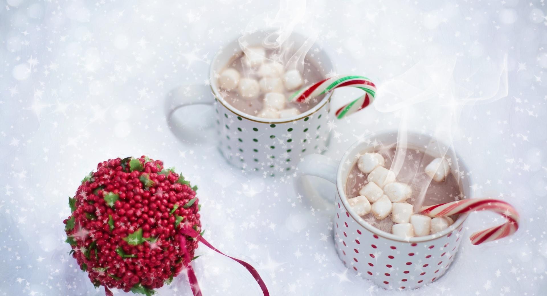 Steaming Mug of Hot Chocolate, Winter at 640 x 1136 iPhone 5 size wallpapers HD quality