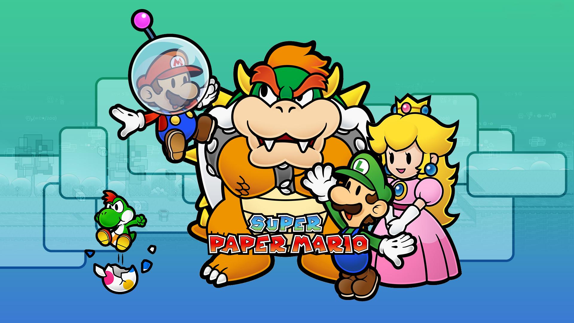 Super Paper Mario at 750 x 1334 iPhone 6 size wallpapers HD quality