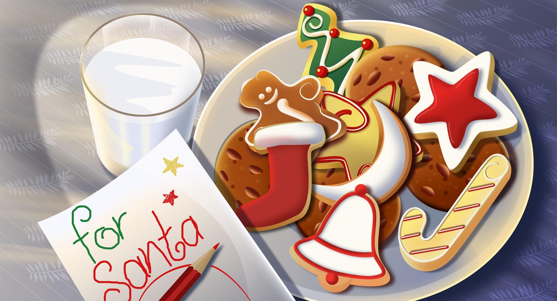Sweets For Santa at 750 x 1334 iPhone 6 size wallpapers HD quality