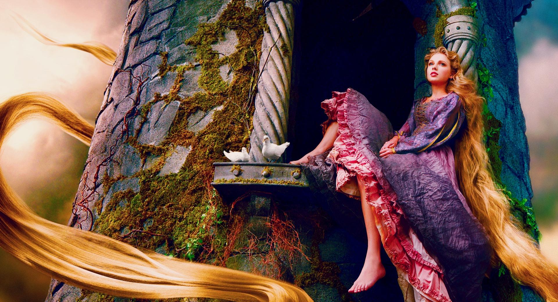 Taylor Swift As Rapunzel wallpapers HD quality
