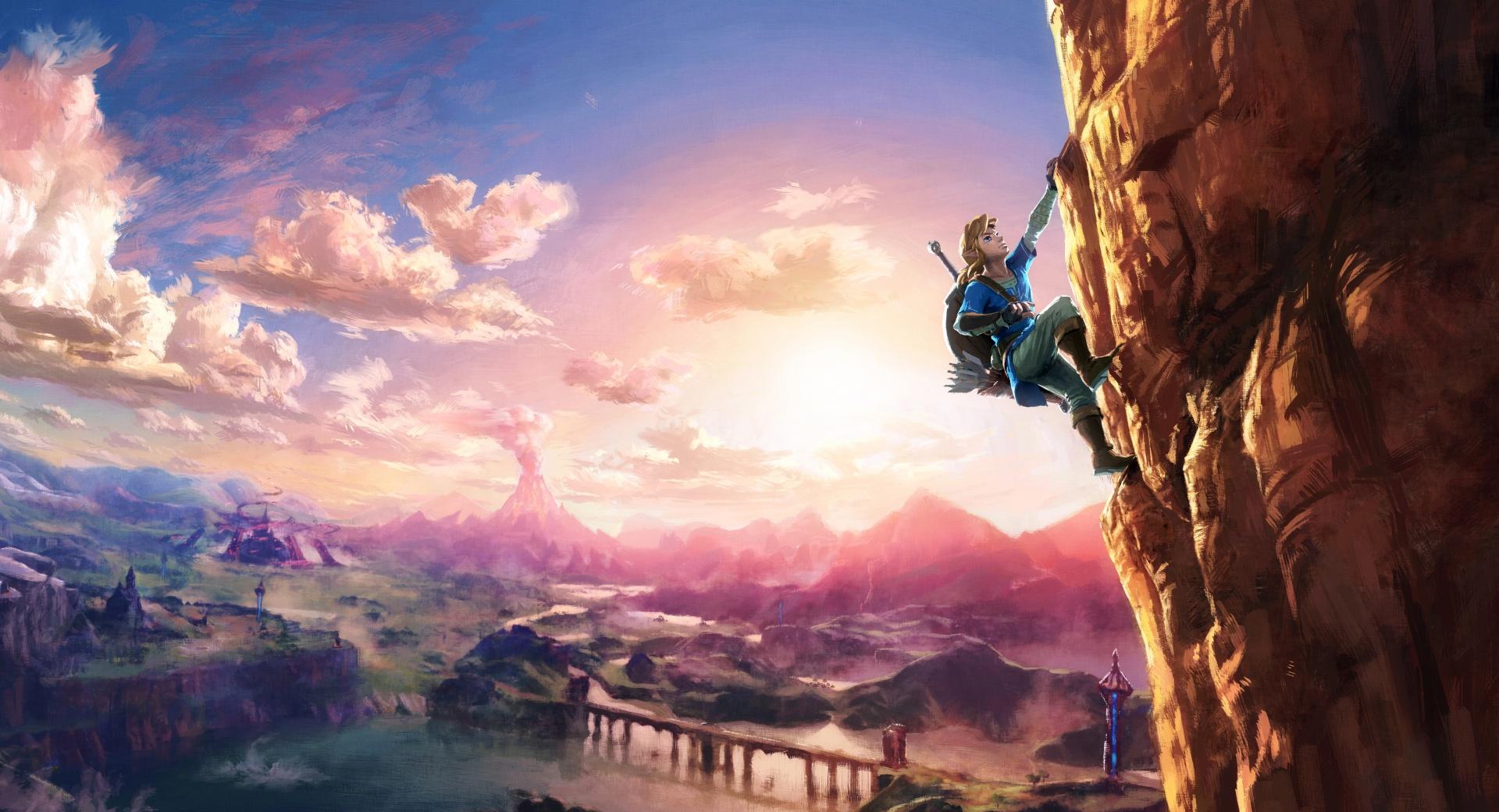 The Legend of Zelda Breath of the Wild Link at 1334 x 750 iPhone 7 size wallpapers HD quality