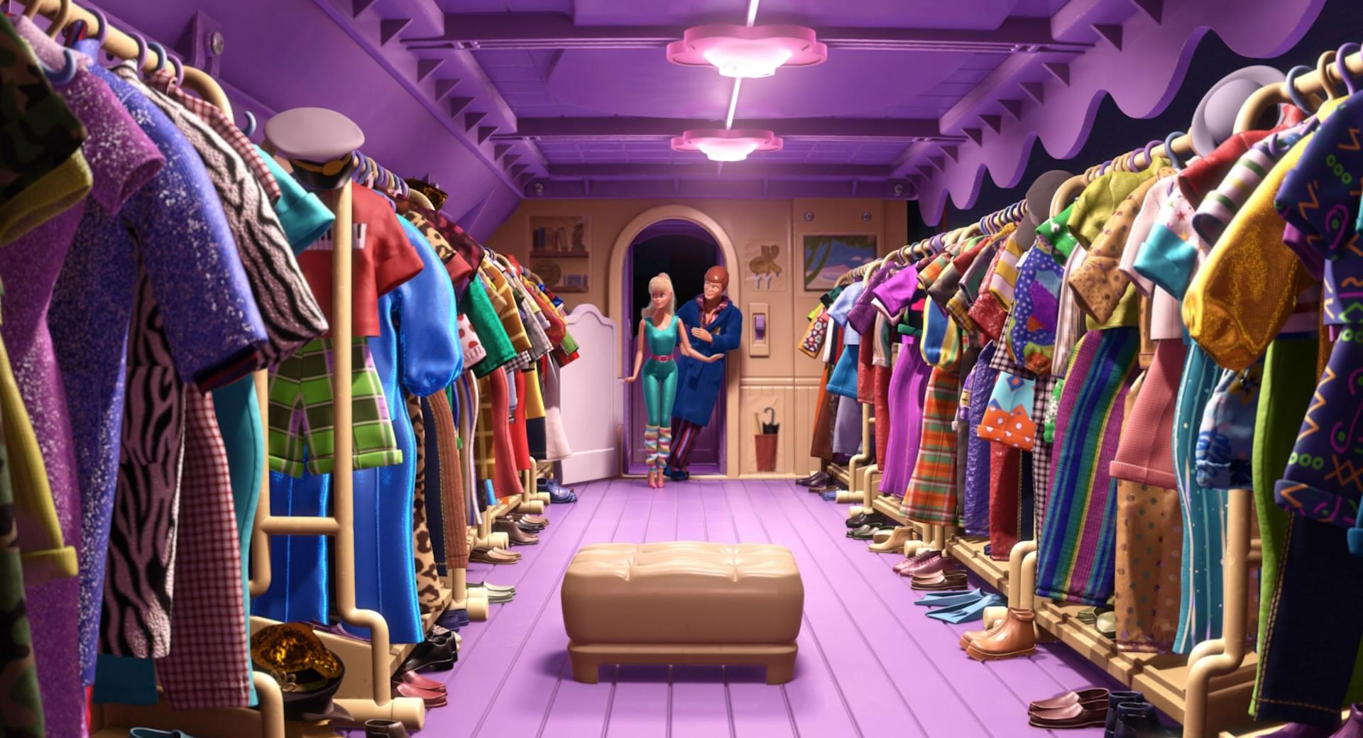 Toy Story 3 Barbie and Ken Scene at 750 x 1334 iPhone 6 size wallpapers HD quality