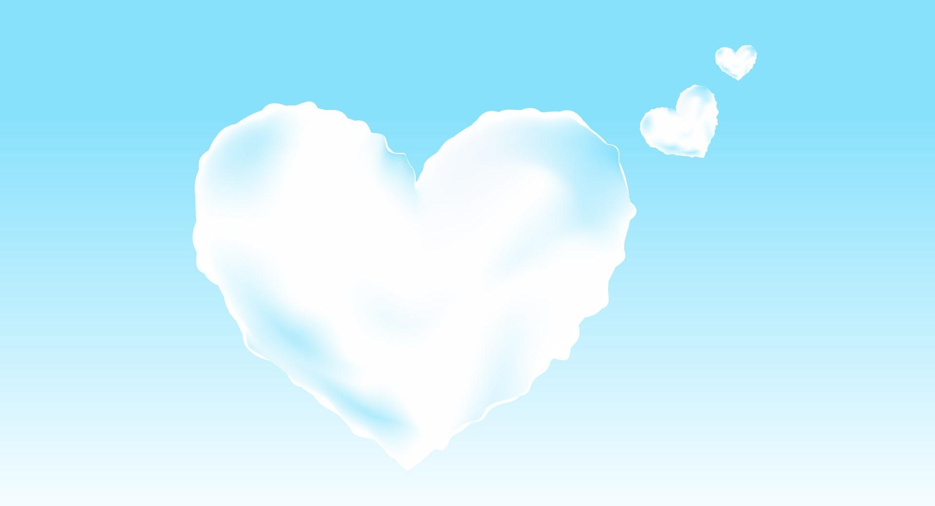 Valentine Hearts In The Sky at 1280 x 960 size wallpapers HD quality