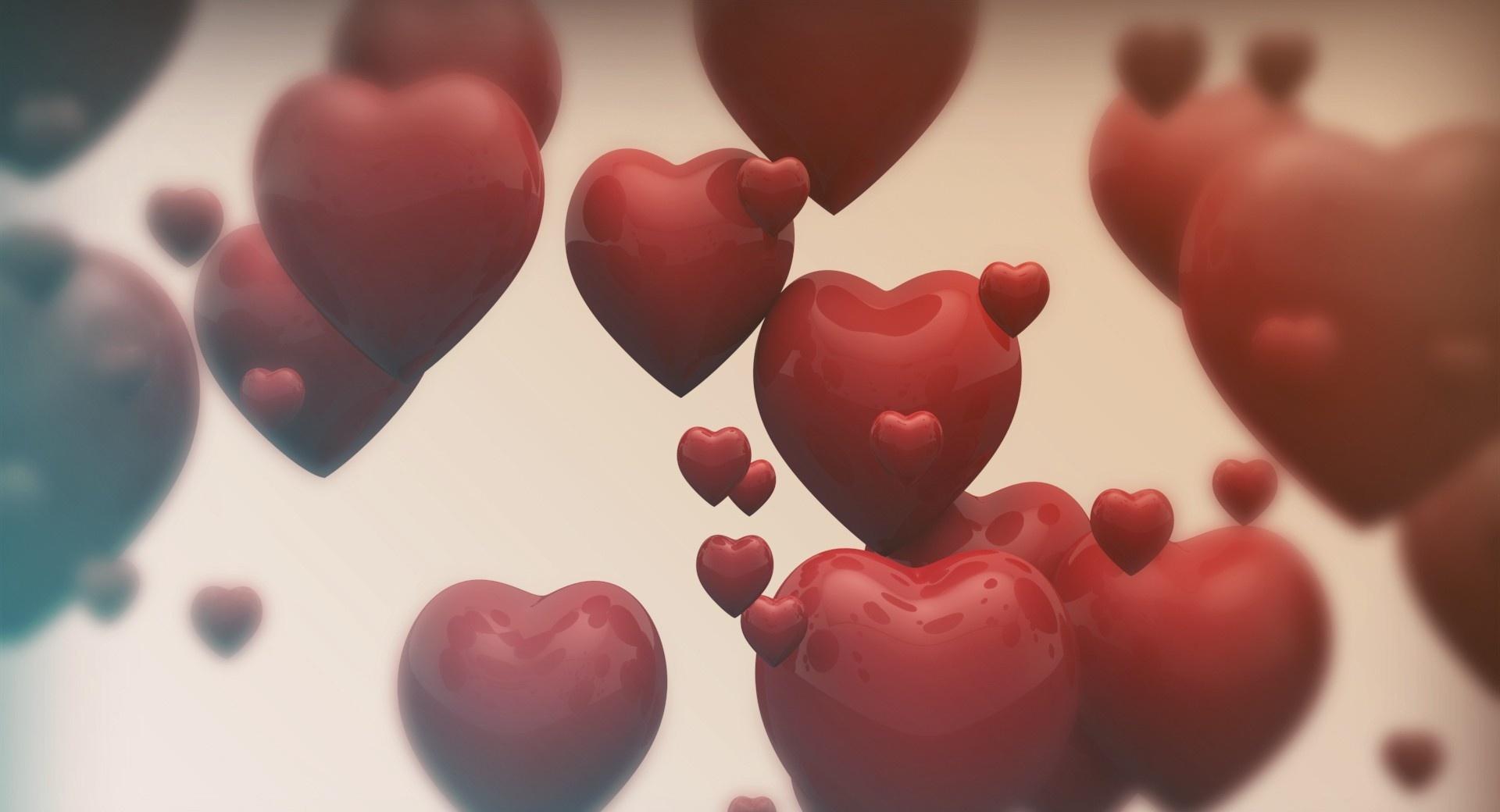 Valentines Hearts at 1152 x 864 size wallpapers HD quality