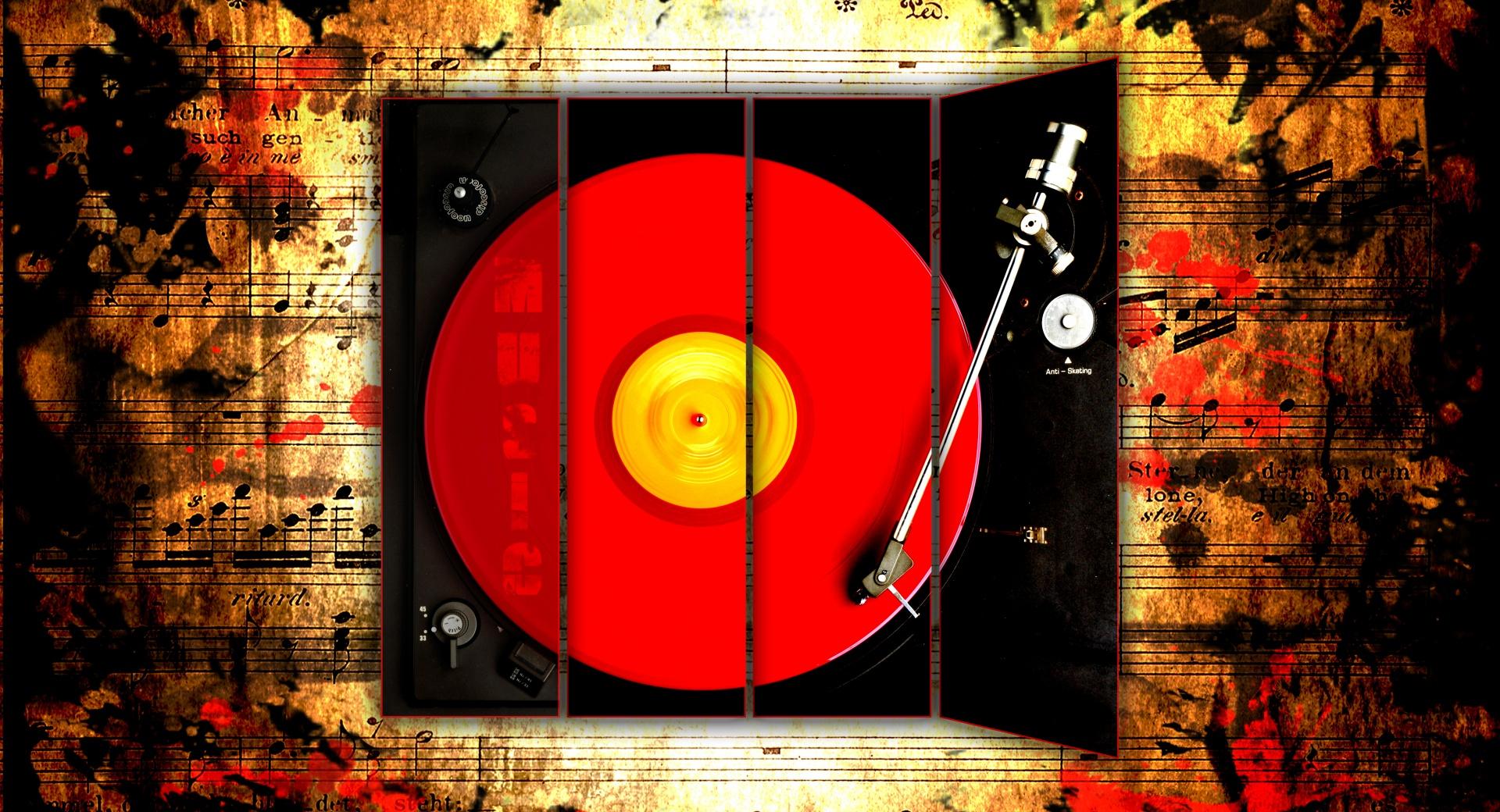 Vinyl Record Vintage at 1024 x 1024 iPad size wallpapers HD quality