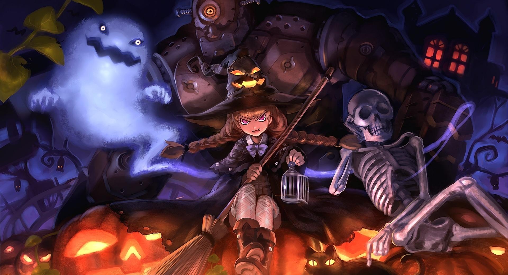 Witch Girl at 1152 x 864 size wallpapers HD quality