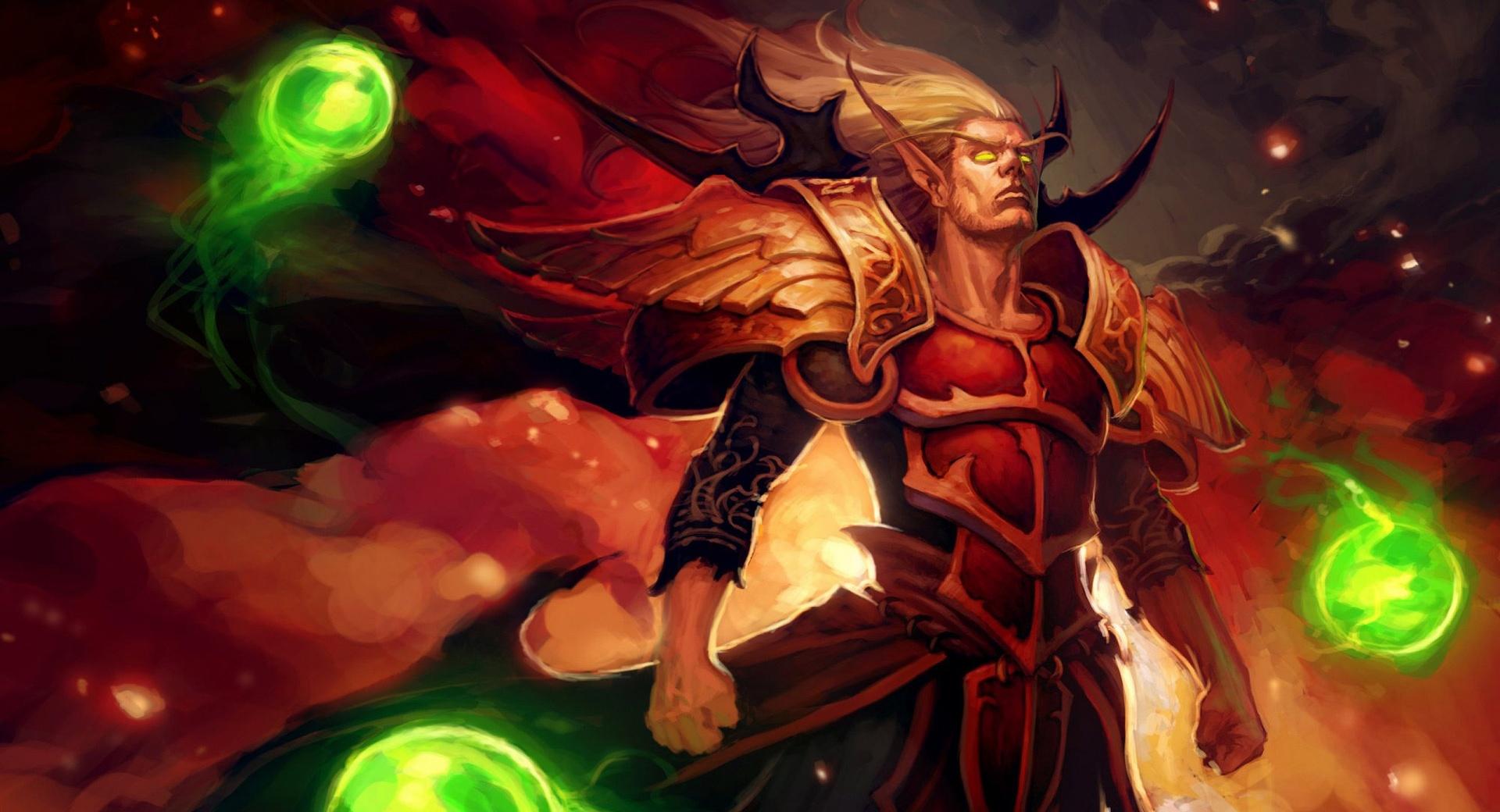 World of Warcraft Blood Elf at 1600 x 1200 size wallpapers HD quality
