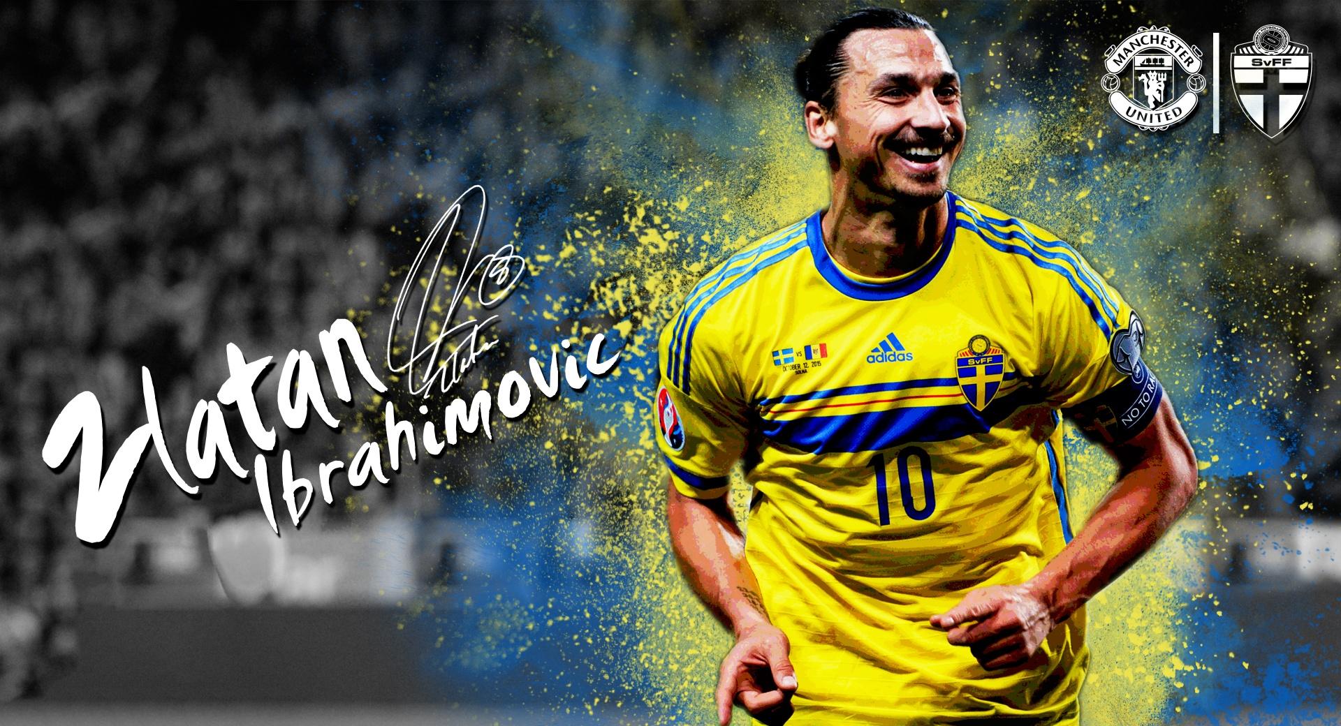 Zlatan Ibrahimovic Sweden - 2016 at 750 x 1334 iPhone 6 size wallpapers HD quality