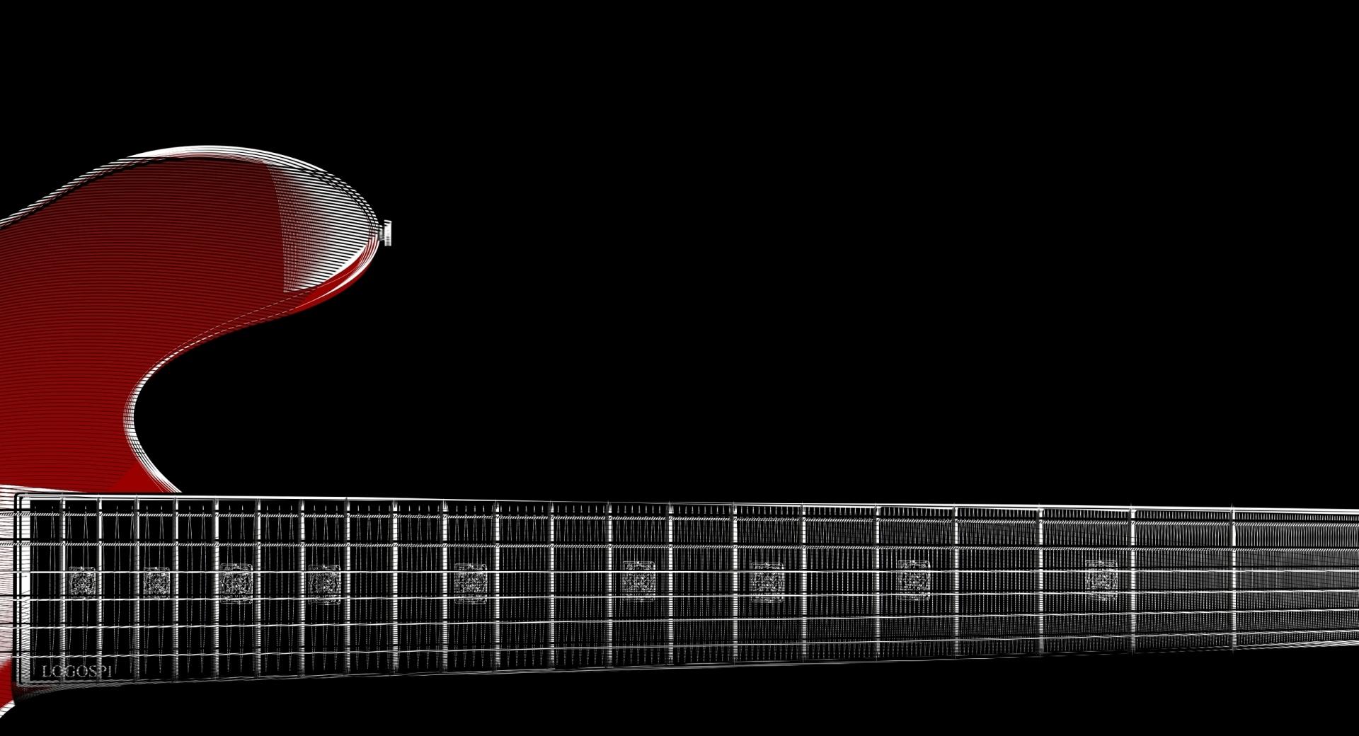 Zoom Red Guitar wallpapers HD quality